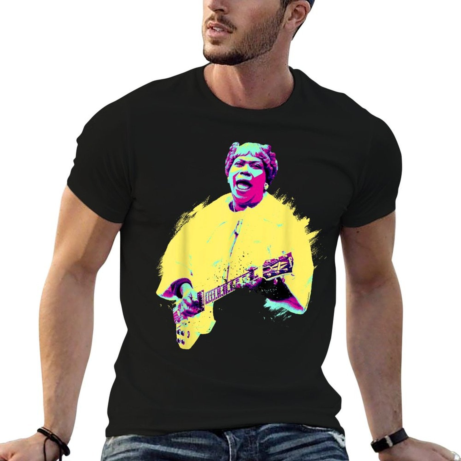 TV Times Sister Rosetta Tharpe Blues Gospel Train Pop Art  Odor-resistant T-Shirt