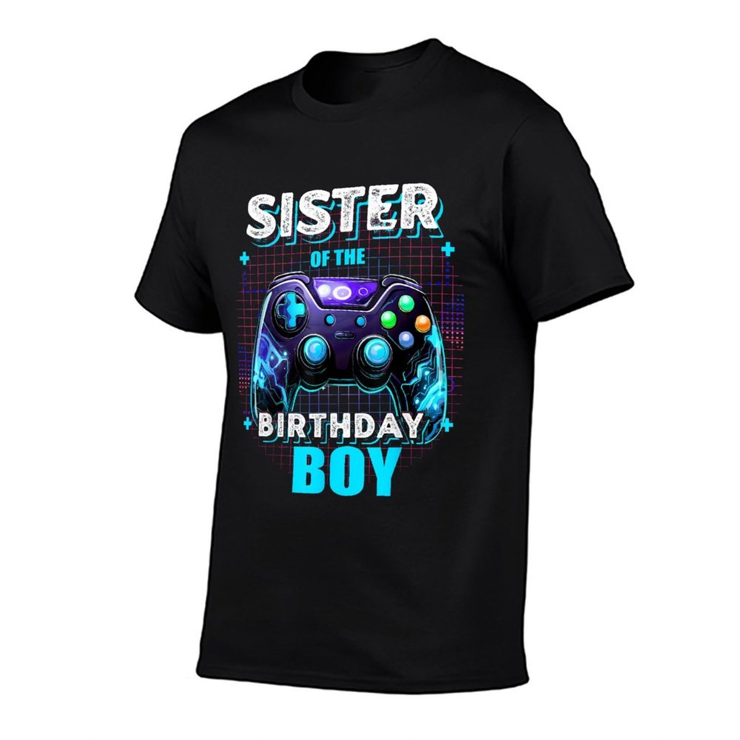 Sister of The Birthday Boy Matching Video Game Birthday  Breathable T-Shirt
