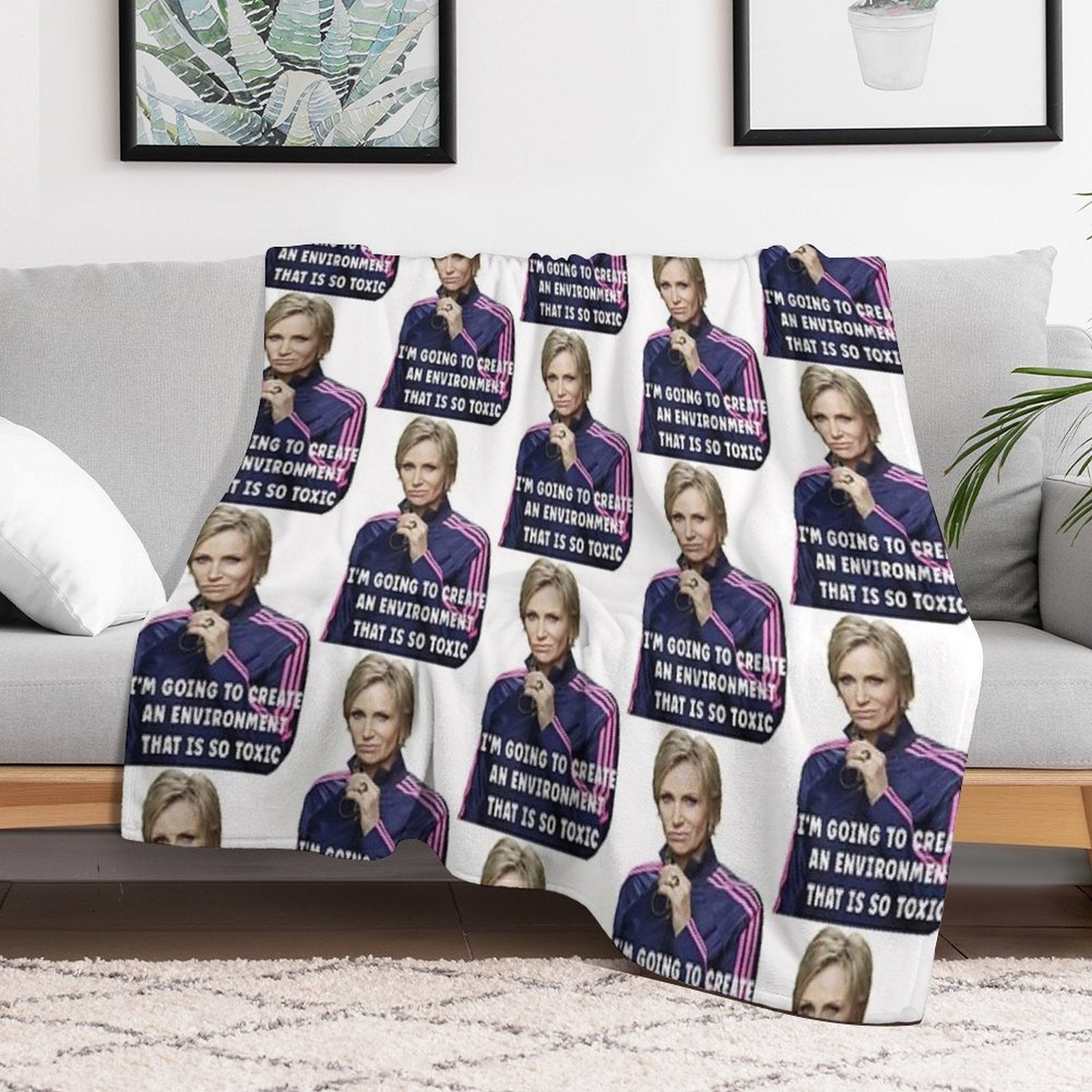 I'm Going to Create An Environment That Is So Toxic Easy Care Throw Blanket