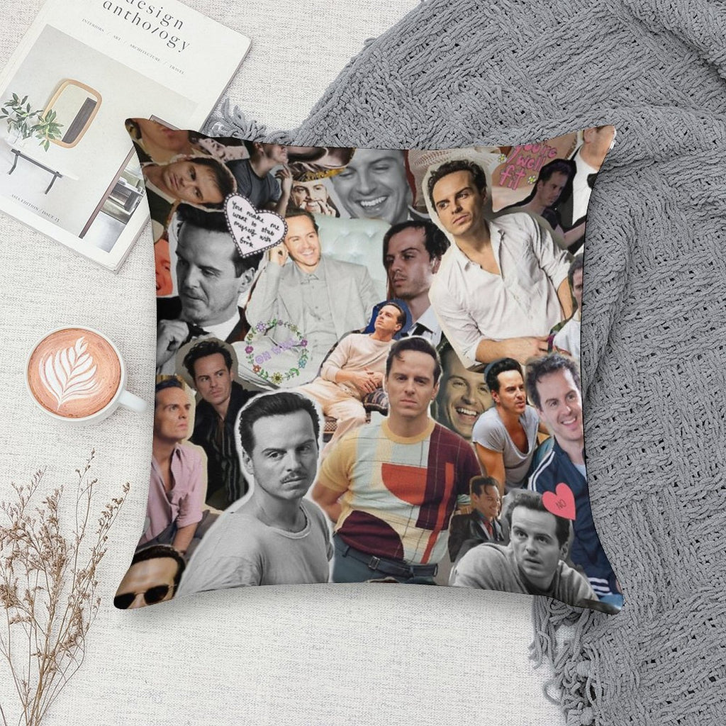 Andrew Scott More Like Andrew Hot Soft Reinforced Edging Throw Pillow
