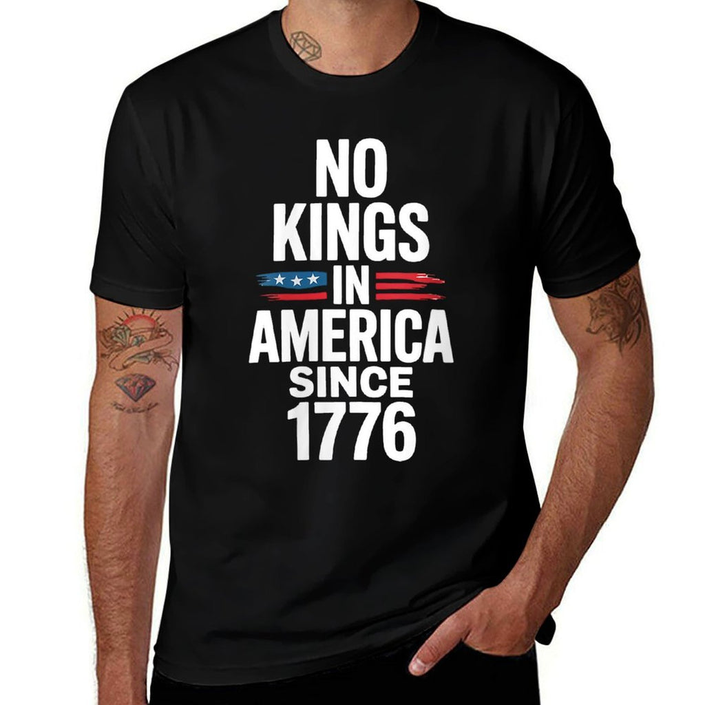 Womens No Kings In America Since 1776  Lightweight T-Shirt