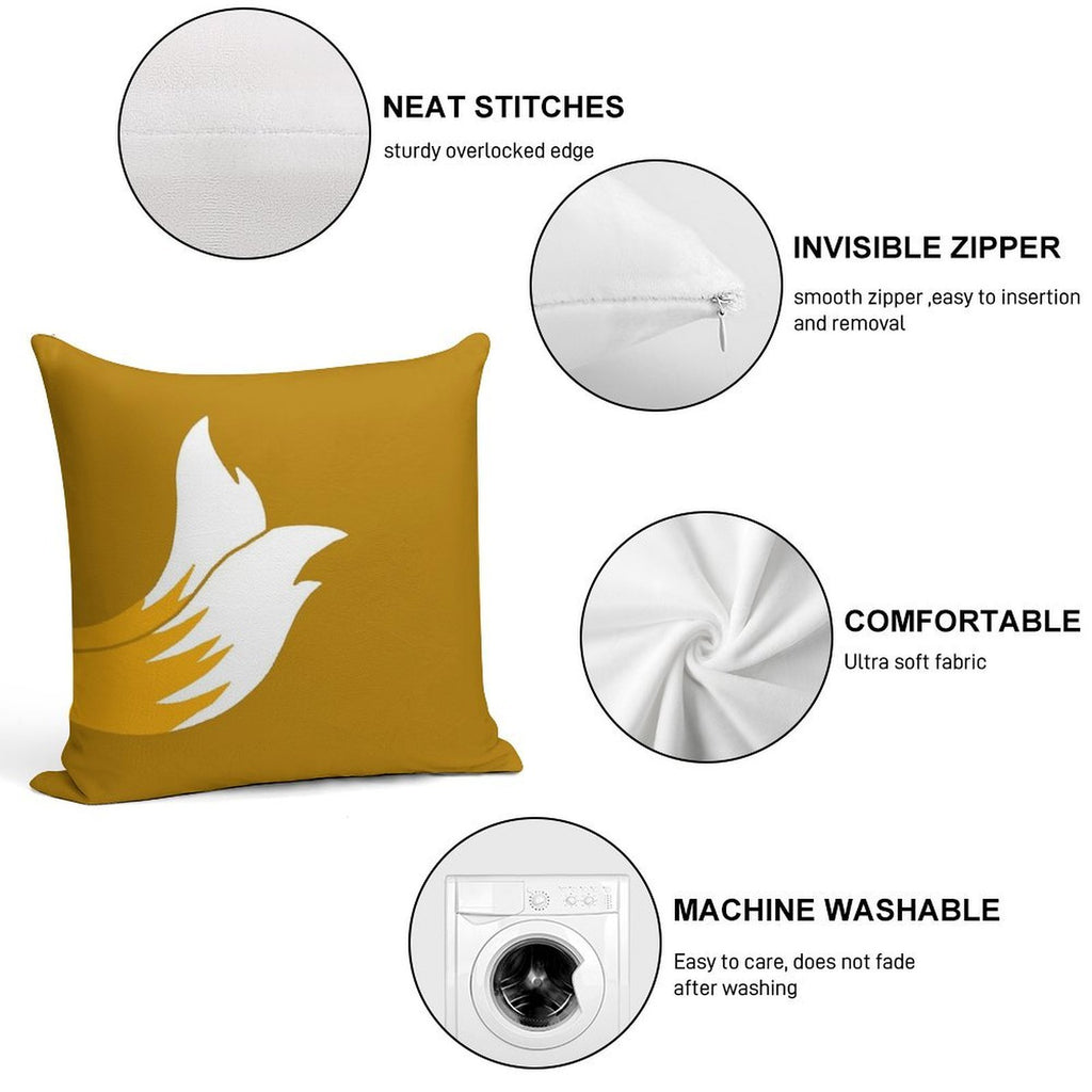 Miles 'Tails' Prower Soft Easy Maintenance Throw Pillow