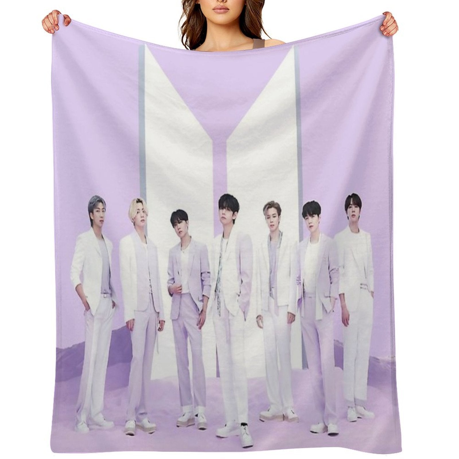 BTS THe Best All Members Anti-pilling Throw Blanket