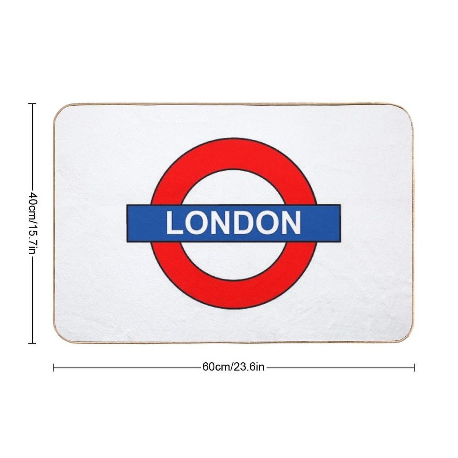 London Tube  Absorbent Bath Mat