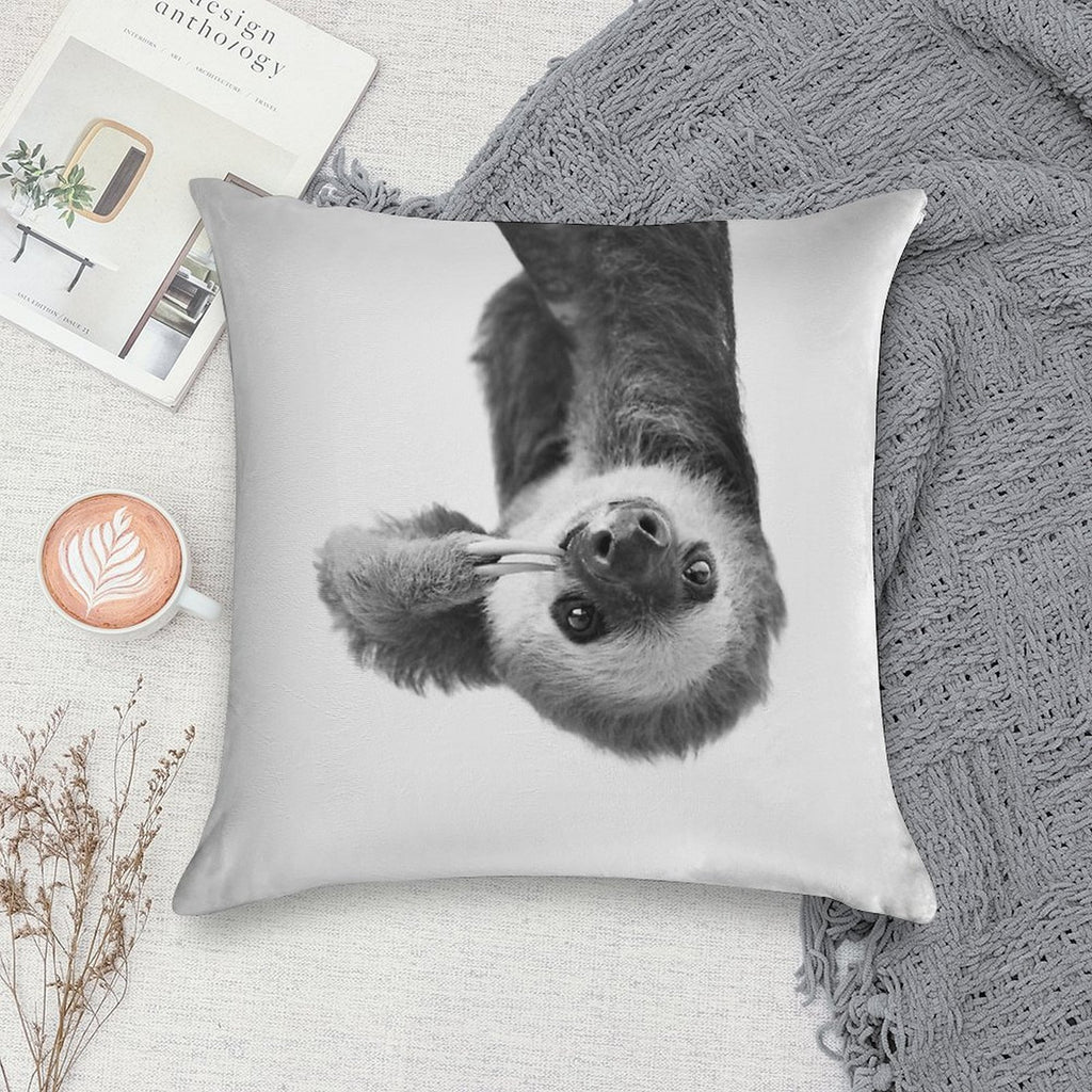 Sloth Soft Durable Construction Throw Pillow
