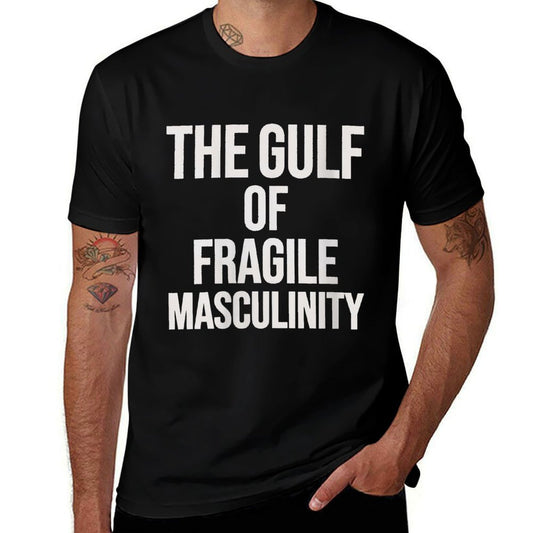 Womens The Gulf Of Fragile Masculinity Funny America Gulf  Trendy Pattern T-Shirt