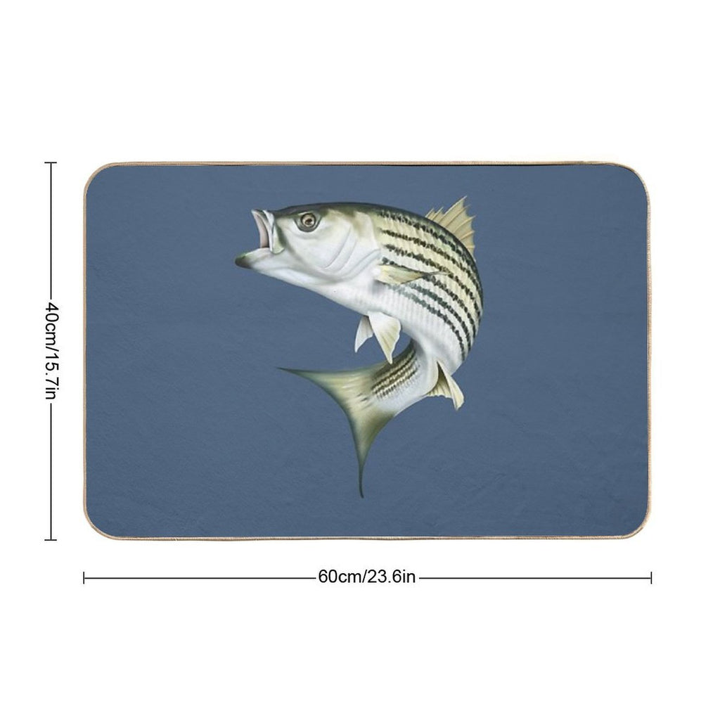 Striped Bass  Versatile Bath Mat