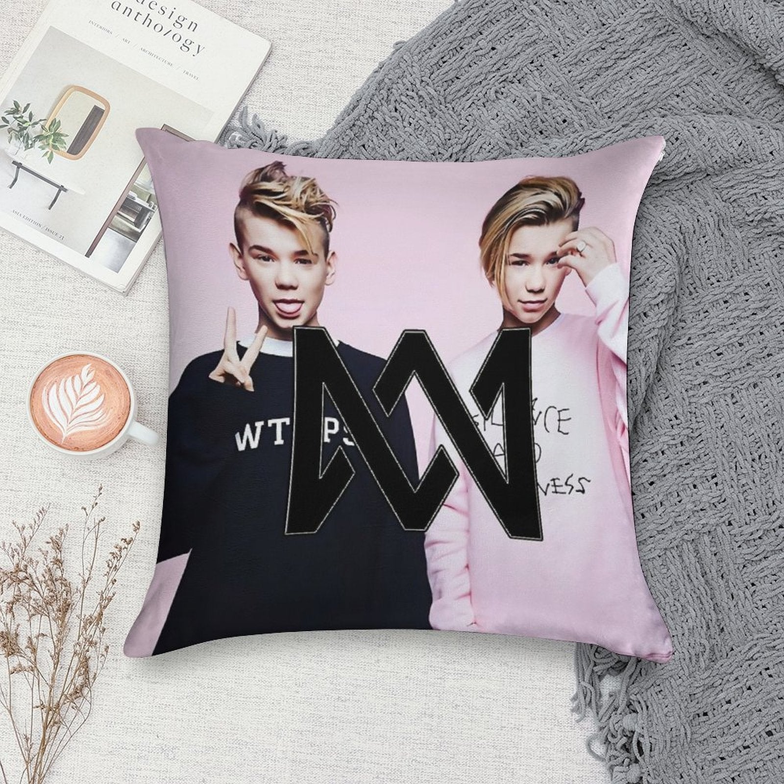 Marcus&Martinus Soft High-Density Material Throw Pillow
