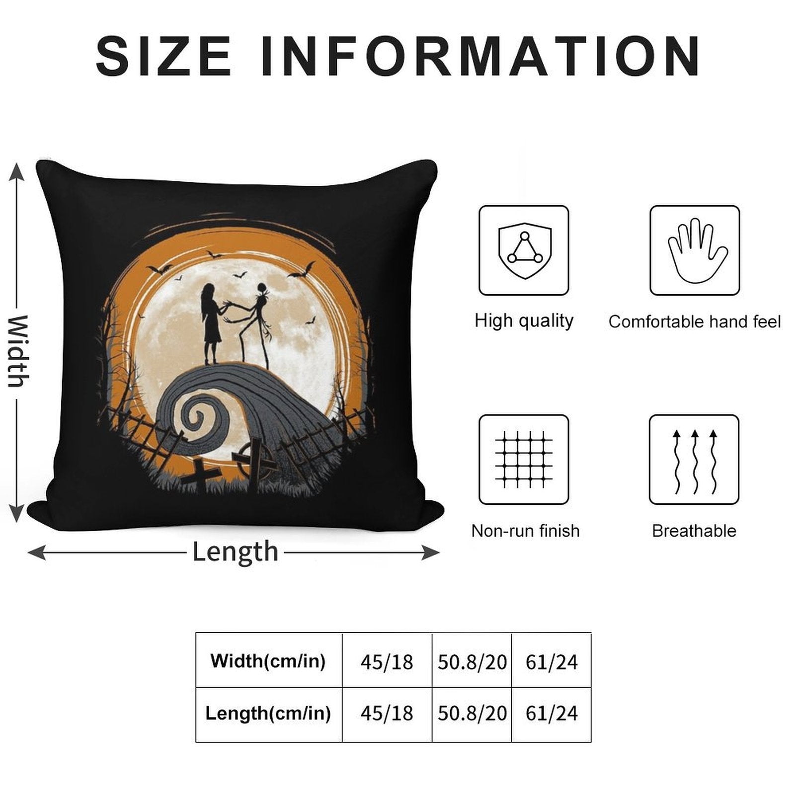 Love Before Christmas Soft Short Plush Fabric Throw Pillow