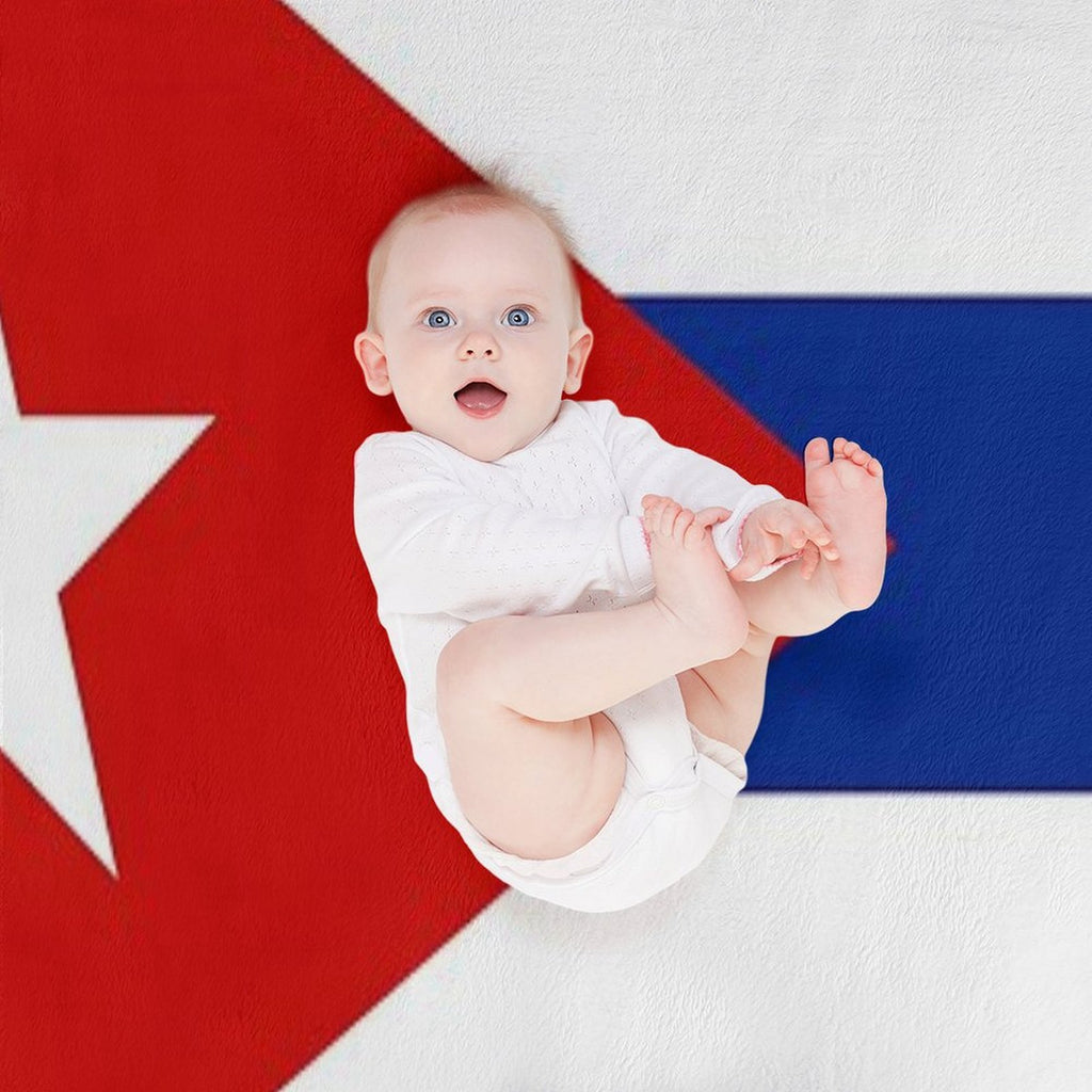Cuban Flag Durable Throw Blanket