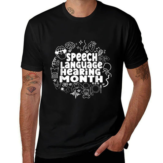Speech Language Hearing Month SLP Speech Language Therapist  Vintage-inspired T-Shirt