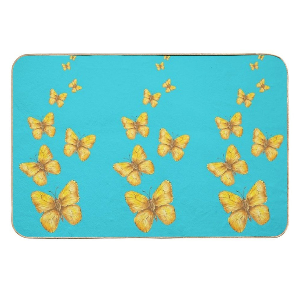 Yellow Whispers  Odorless Bath Mat