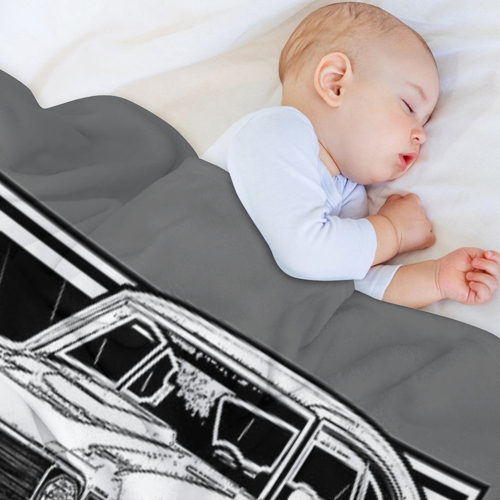 1972 Chevelle Shrink-resistant Throw Blanket