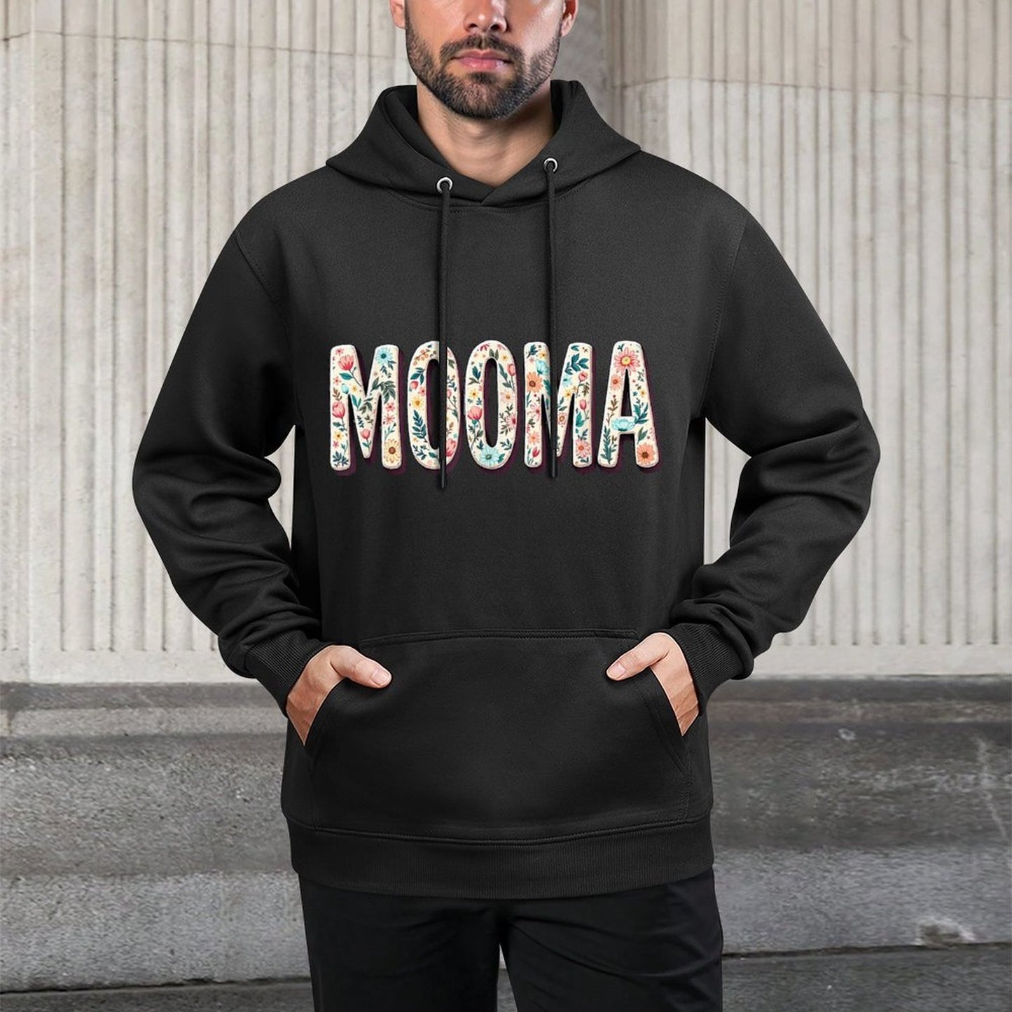 Wildflowers Mooma Floral Mothers Day Mooma Breathable Fabric Hoodie