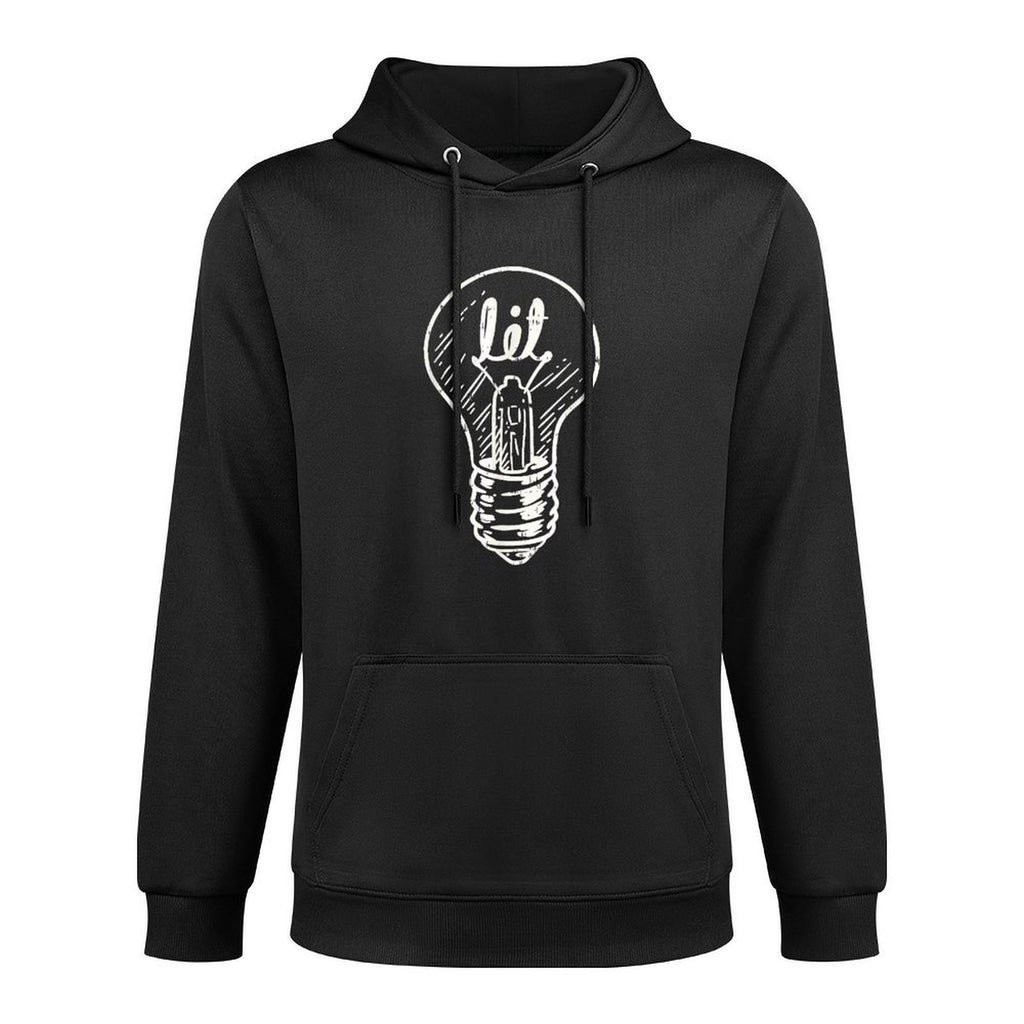 Lit Light Bulb Master Electrician Lineman Men Women Gift Colorfast Hoodie
