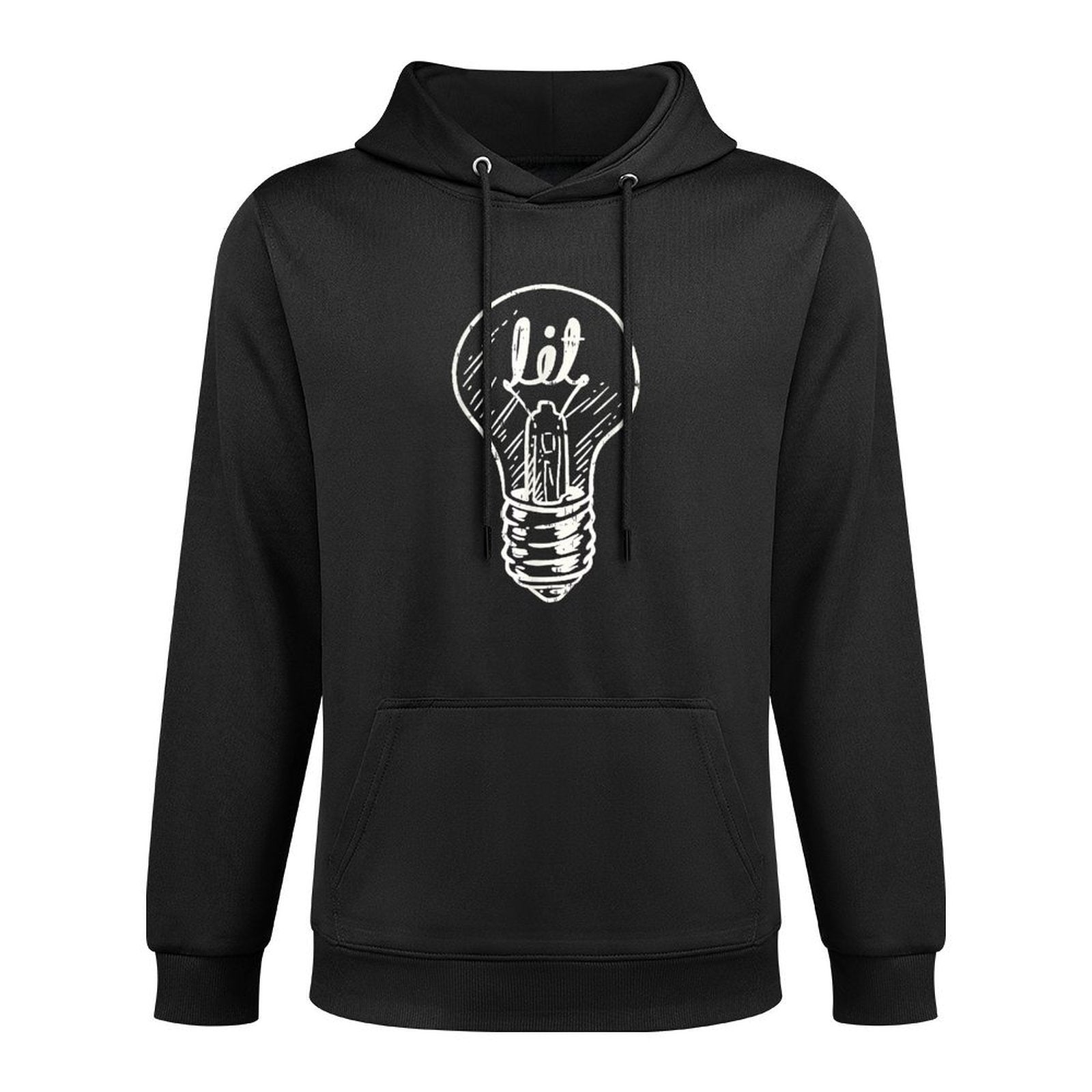 Lit Light Bulb Master Electrician Lineman Men Women Gift Colorfast Hoodie