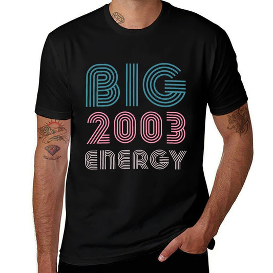 20th Birthday For Women 20 Years Old Big 2003 Energy Premium  Versatile T-Shirt