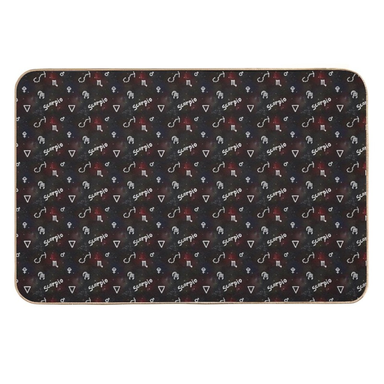 Scorpio Zodiac Sign  Rapid-Drying Bath Mat
