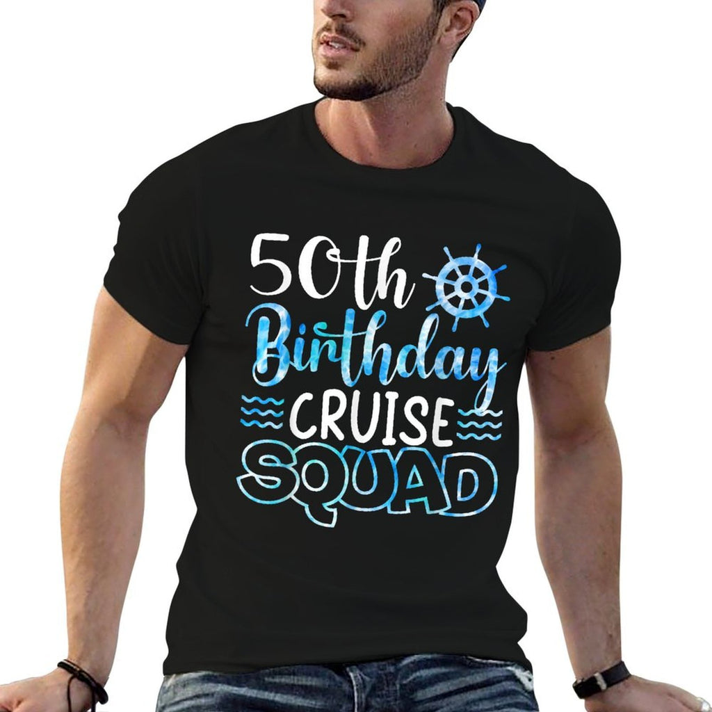 50 Years Old Cruise Birthday Party 50th Birthday Cruise  Stretchy T-Shirt