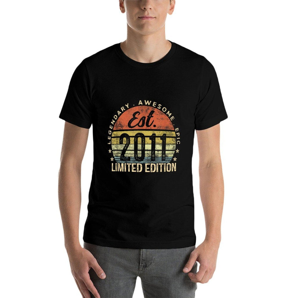 Est 2011 Limited Edition 14th Birthday Gifts 14 Year Old  Moisture-wicking T-Shirt