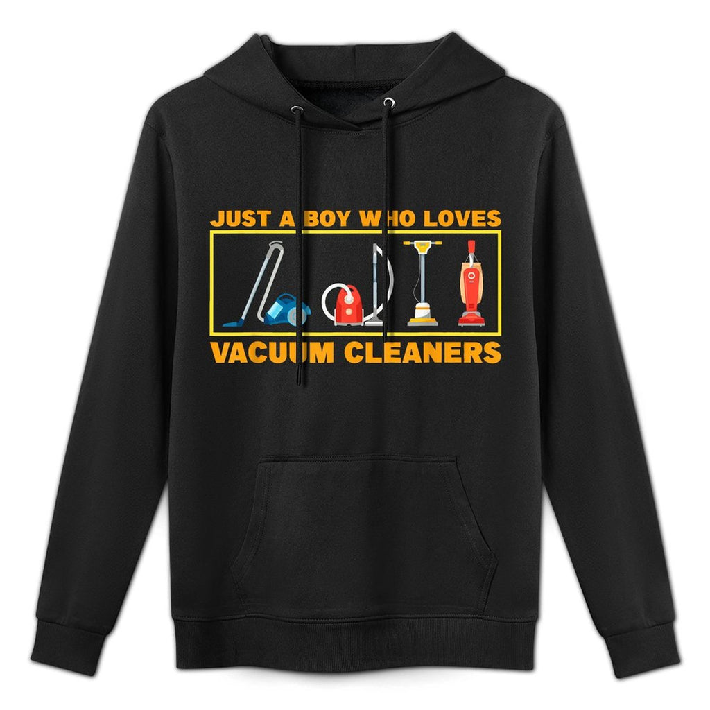 Just A Boy Who Loves Vacuum Cleaners Relaxed Fit Hoodie
