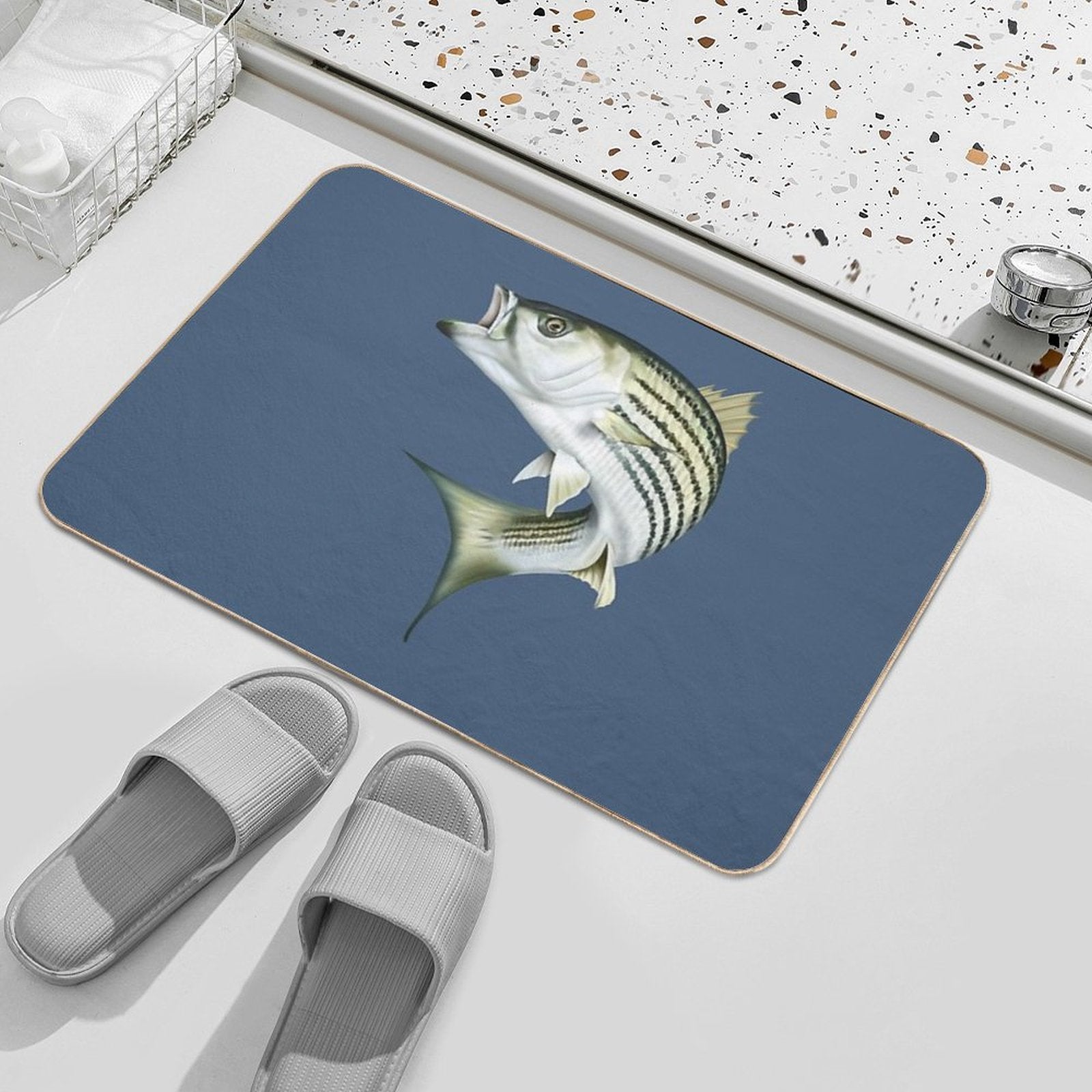 Striped Bass  Versatile Bath Mat