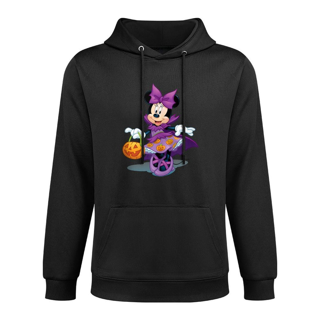 Minnie Mouse - Halloween Trick Or Treat Purple Pumpkin Dress Easy Care Hoodie