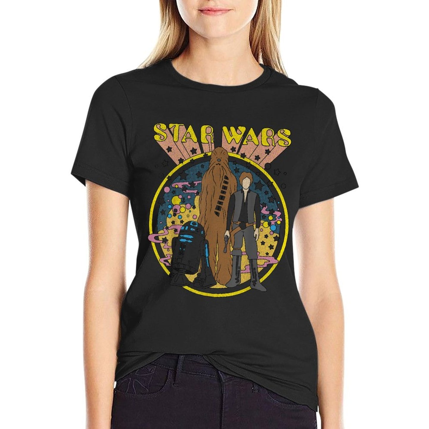 Star Wars Vintage Psych Rebels Disney+  Moisture-wicking T-Shirt