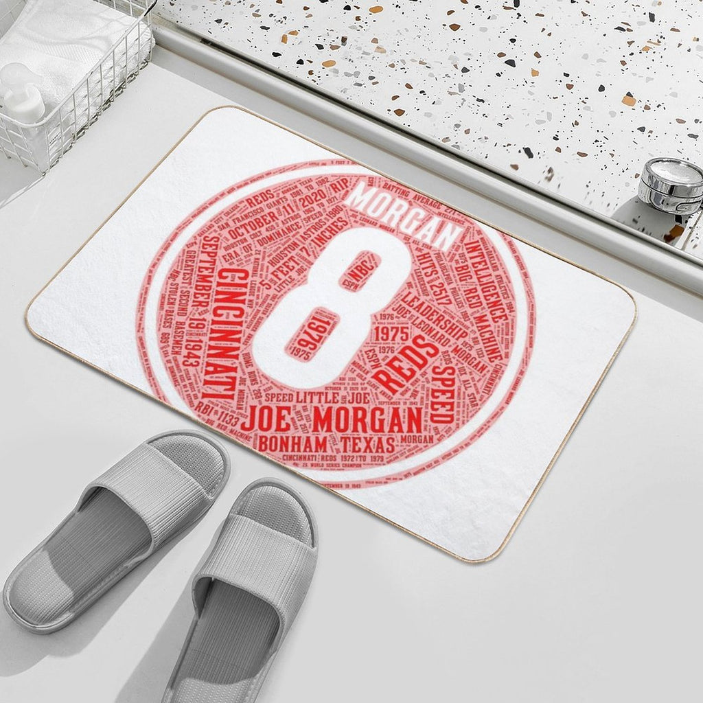 Joe Morgan #8 - The Icon Collection  Stain-Proof Bath Mat