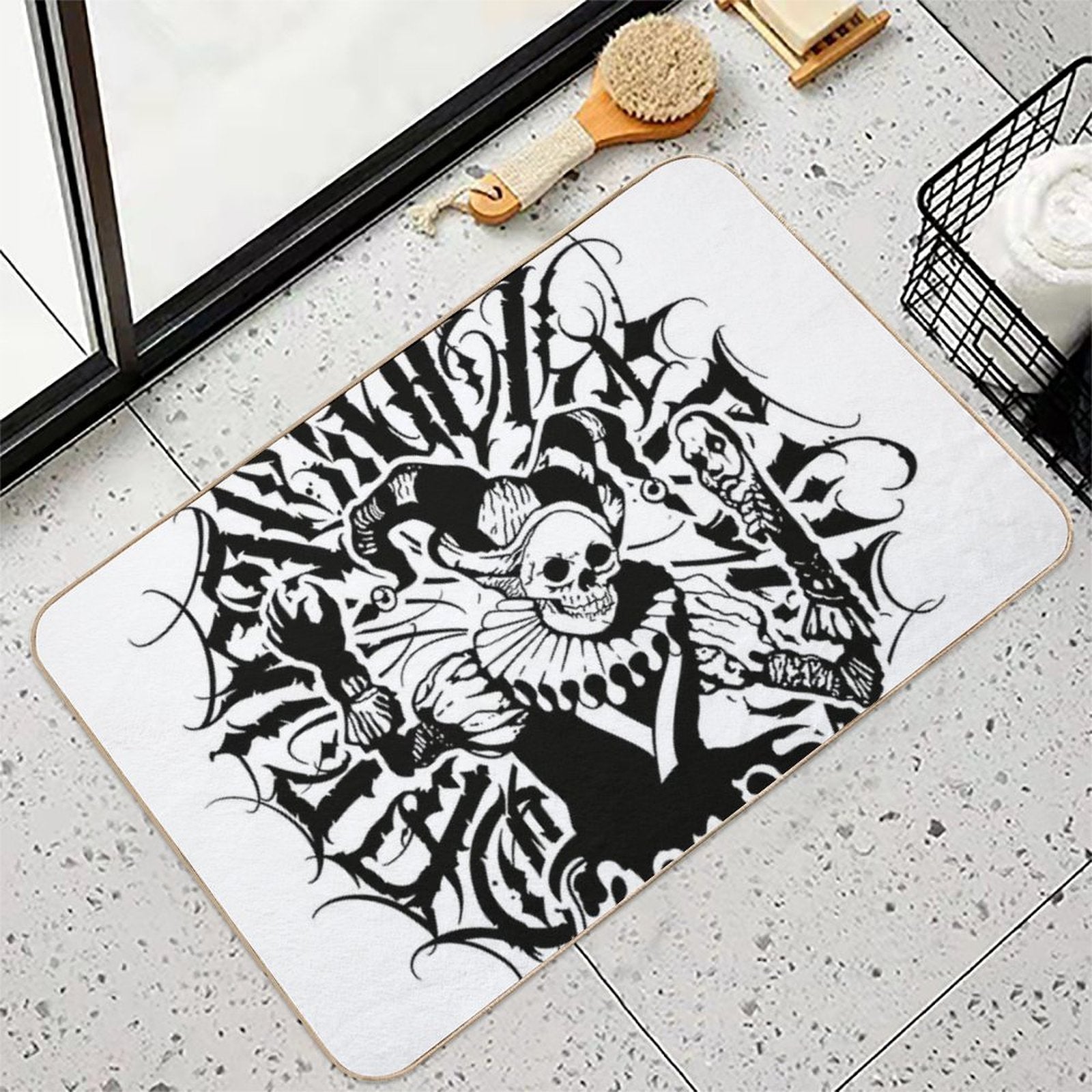 Death Joker  Multi-Purpose Bath Mat