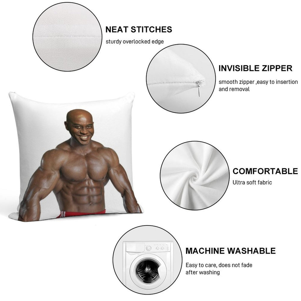 Sun's Out, Bun's Out! Ainsley Harriott Soft Washable Throw Pillow