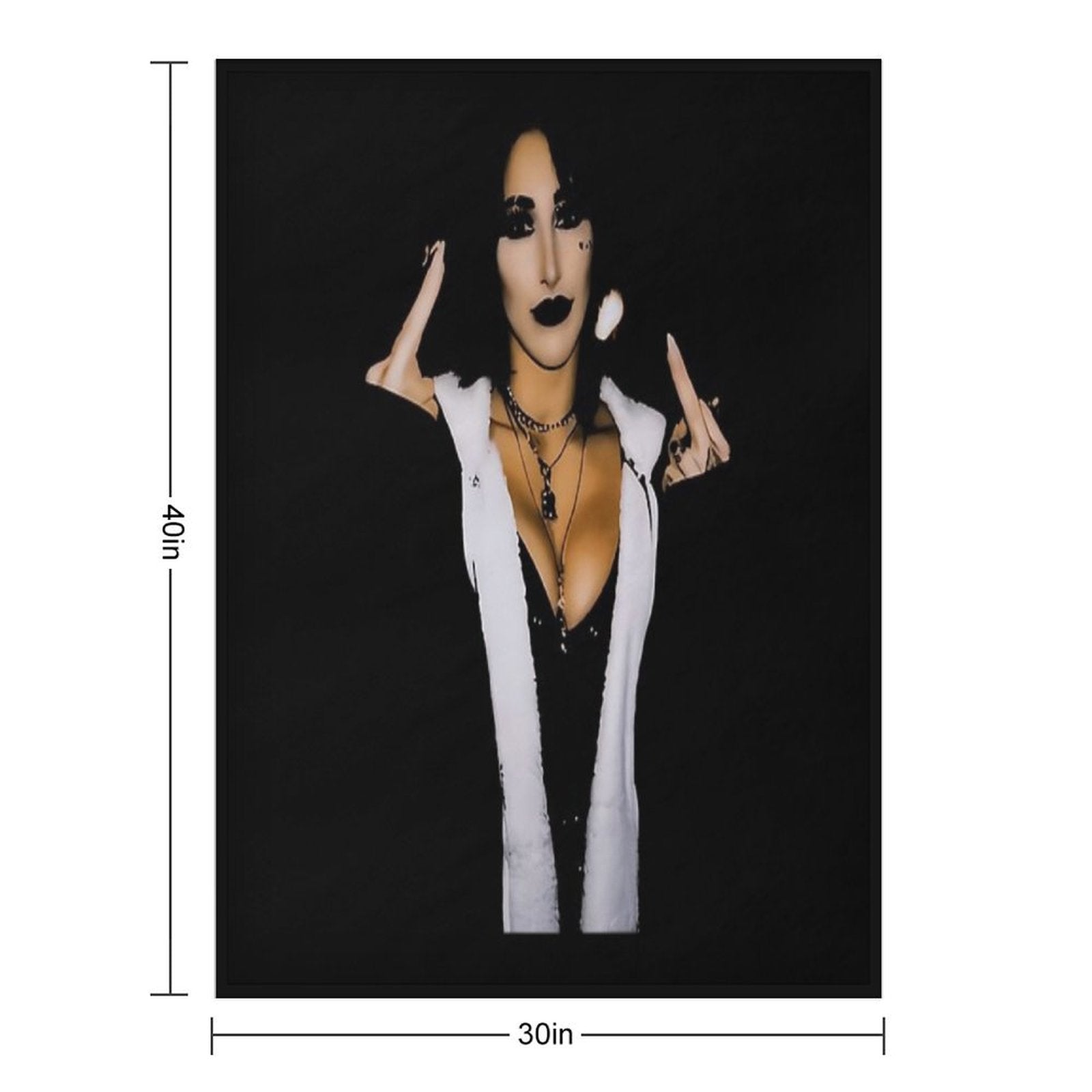 Rhea R.i.p.l.e.y Pose Meme Easy Care Throw Blanket