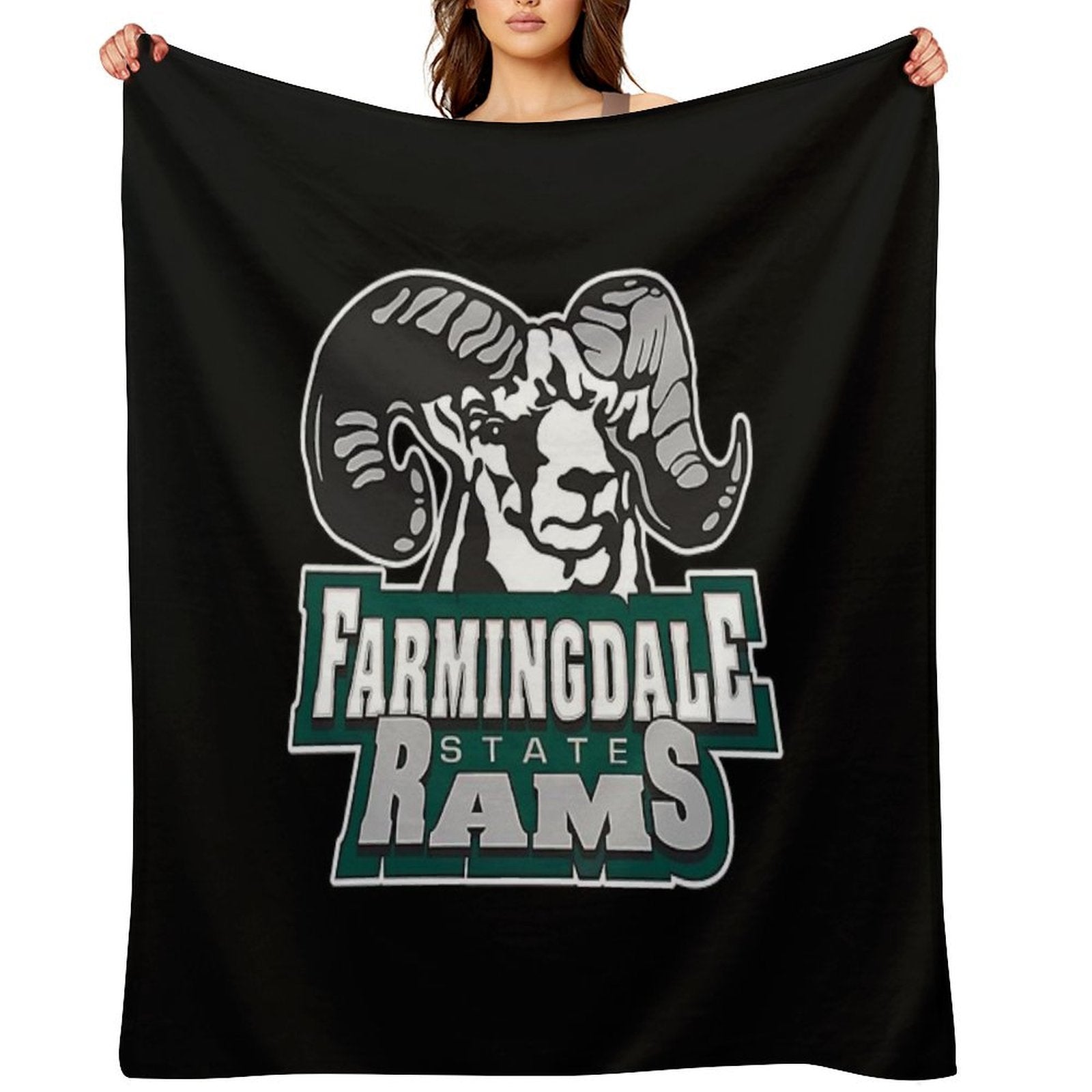 Farmingdale State College Wrinkle-free Throw Blanket