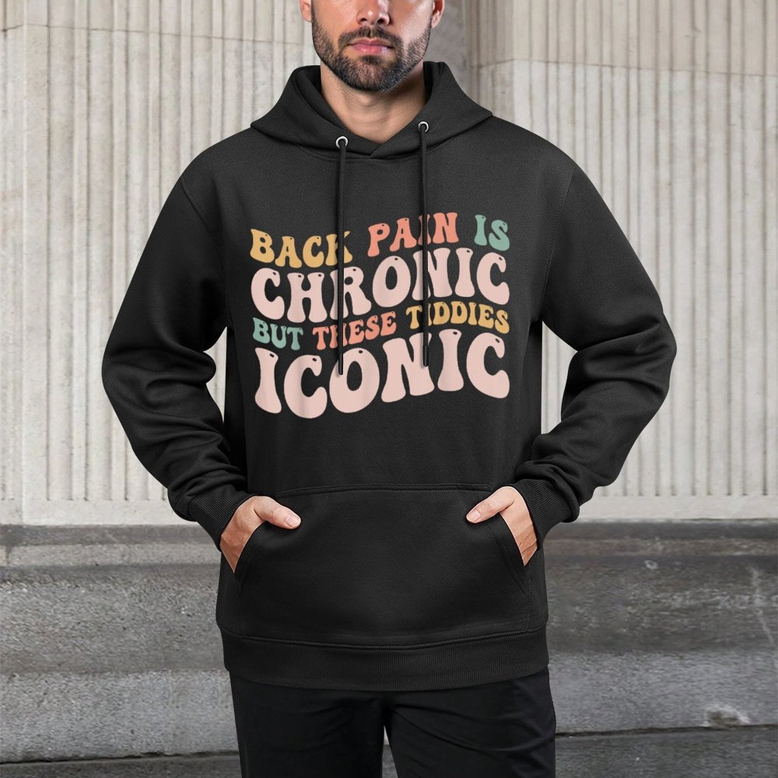 Big Boob Humor Iconic Funny Inappropriate Embarrassing Layering Staple Hoodie