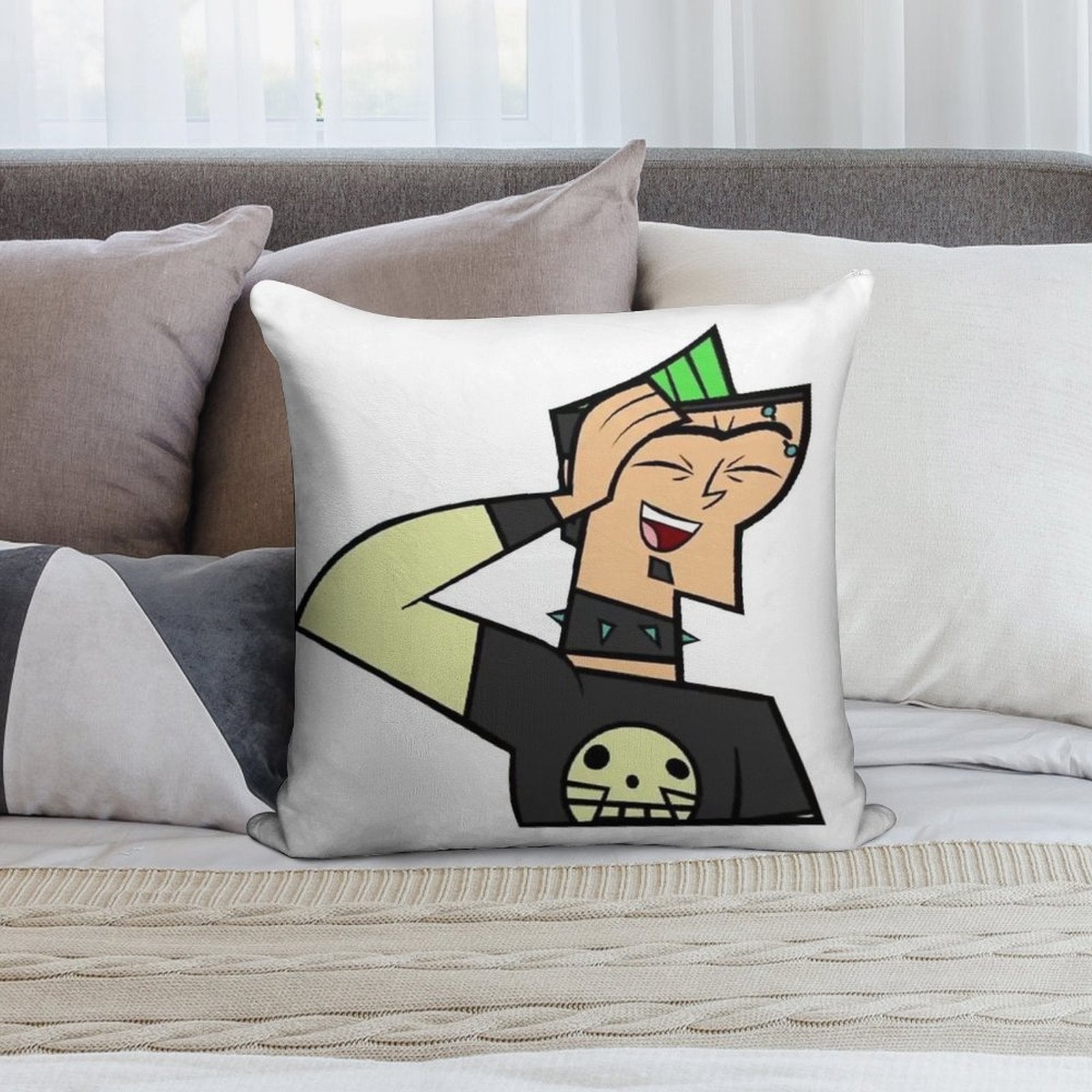 Duncan - Total Drama Soft Multiple Sizes Throw Pillow