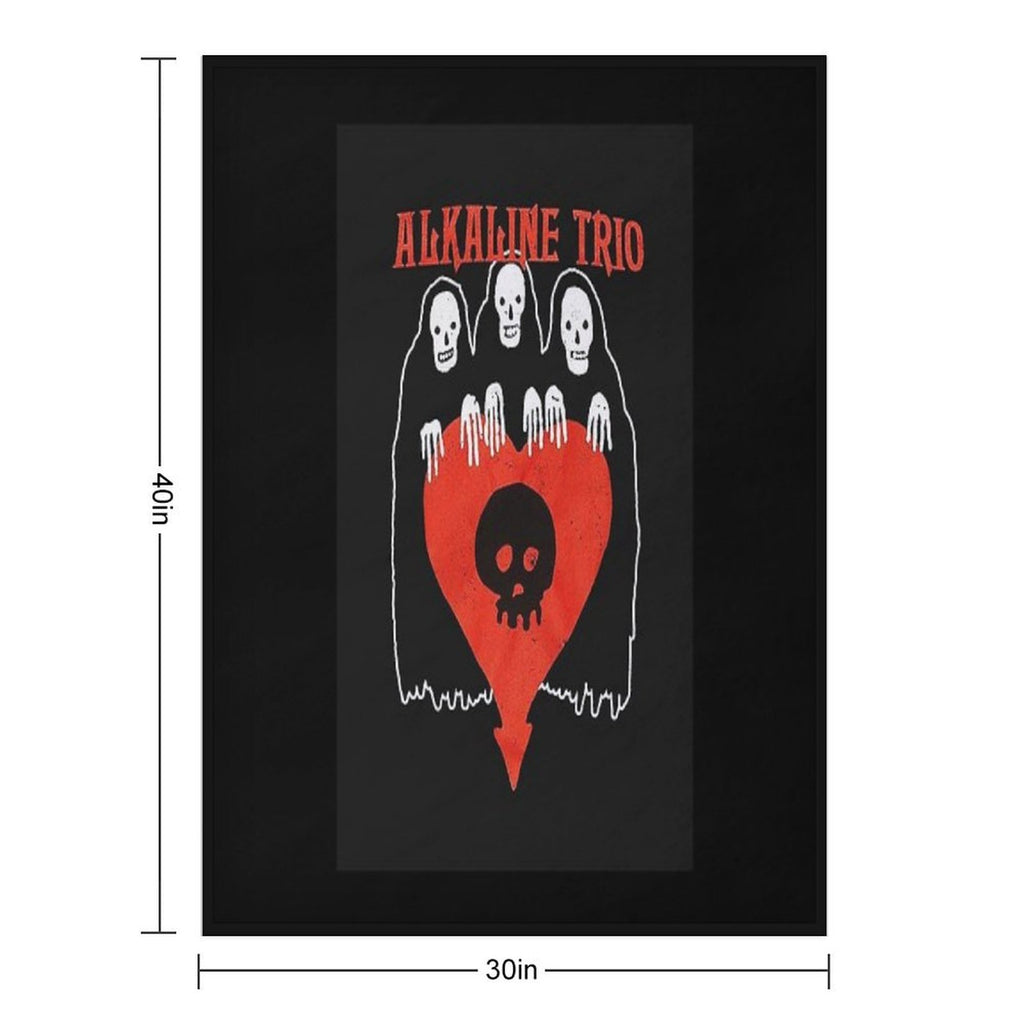 Classic T-shirts Alkaline Trio Band Durable Throw Blanket