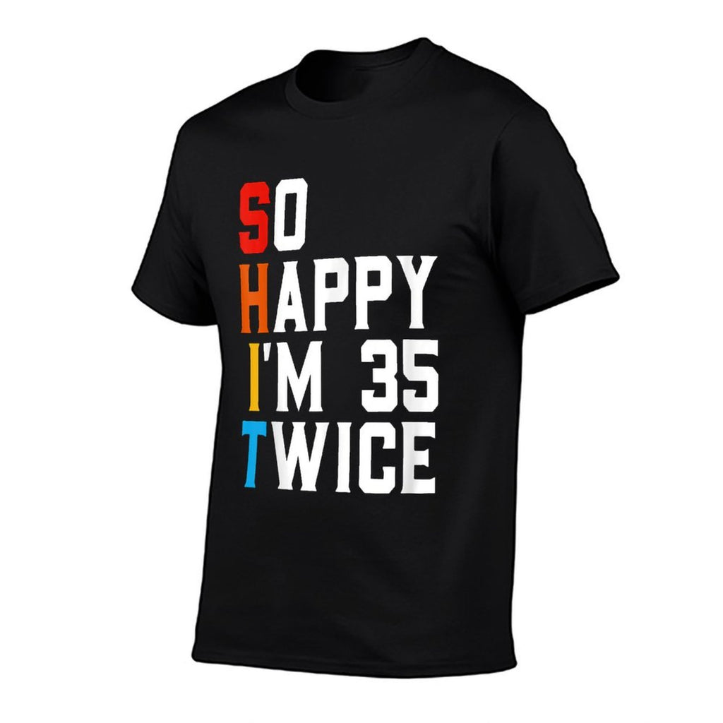 Funny 70 Years Old Bday Gift Sarcastic Vintage 70th Birthday  High-quality Stitching T-Shirt