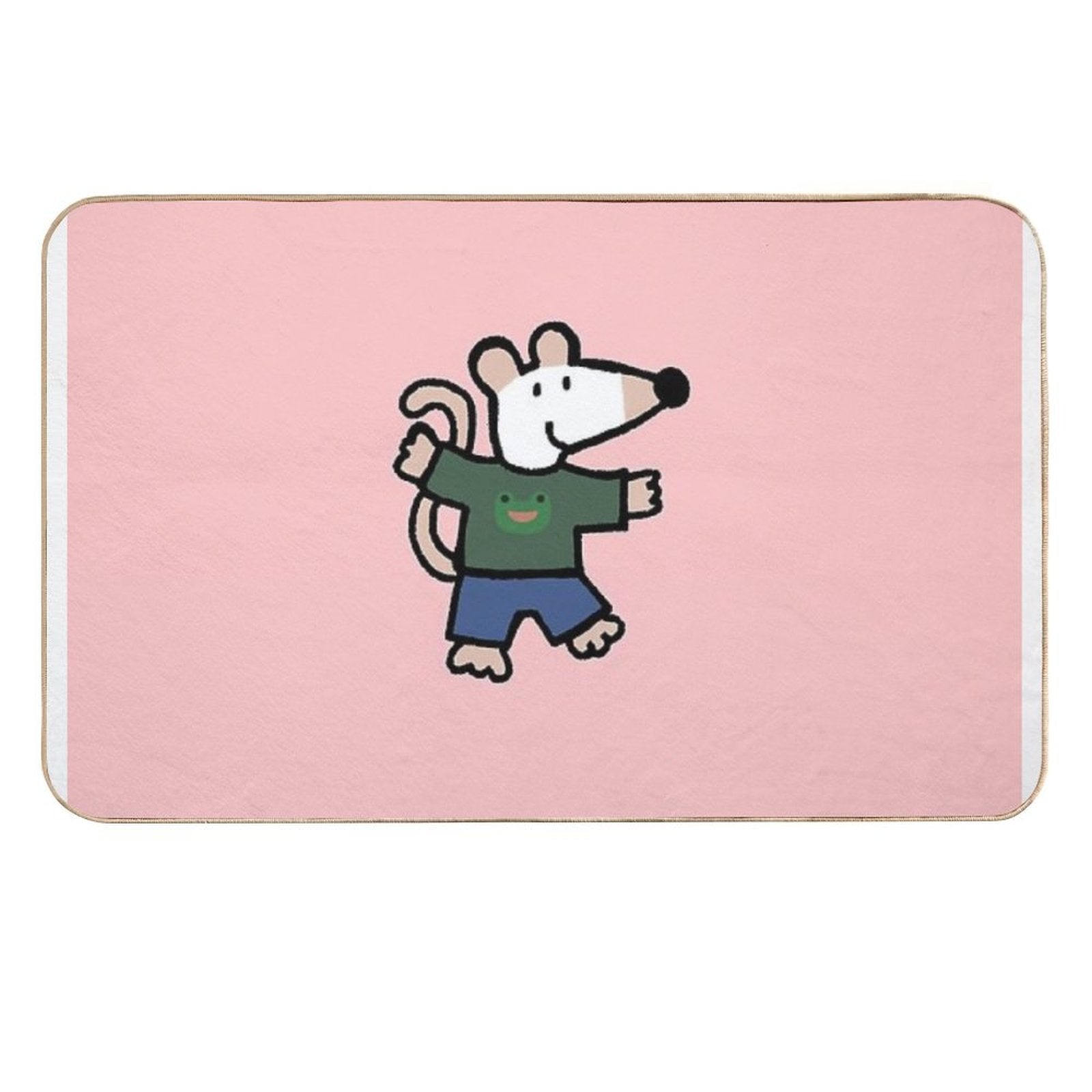 Mousey Mouse  Fade-Resistant Bath Mat