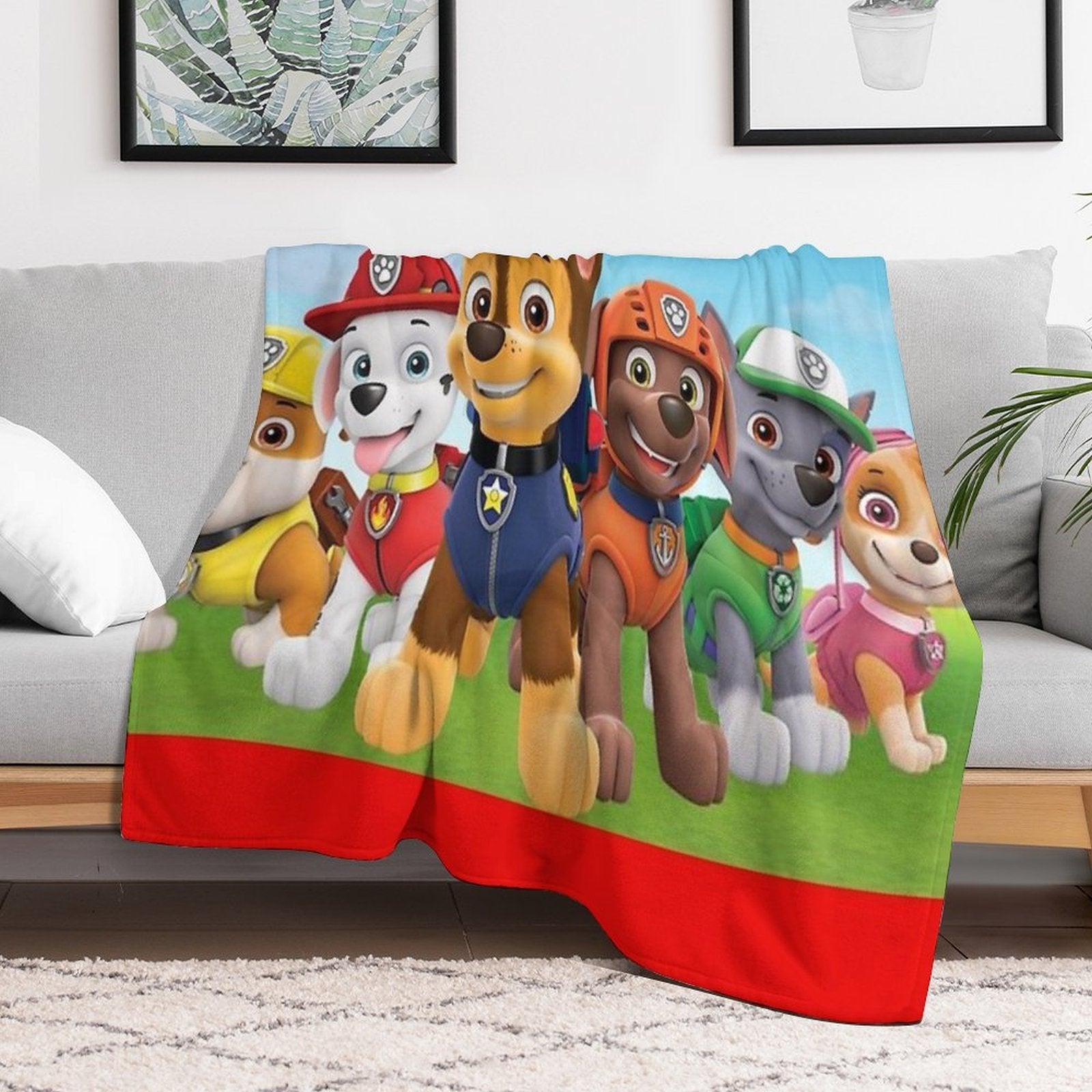 PAW PATROL Sustainable Throw Blanket