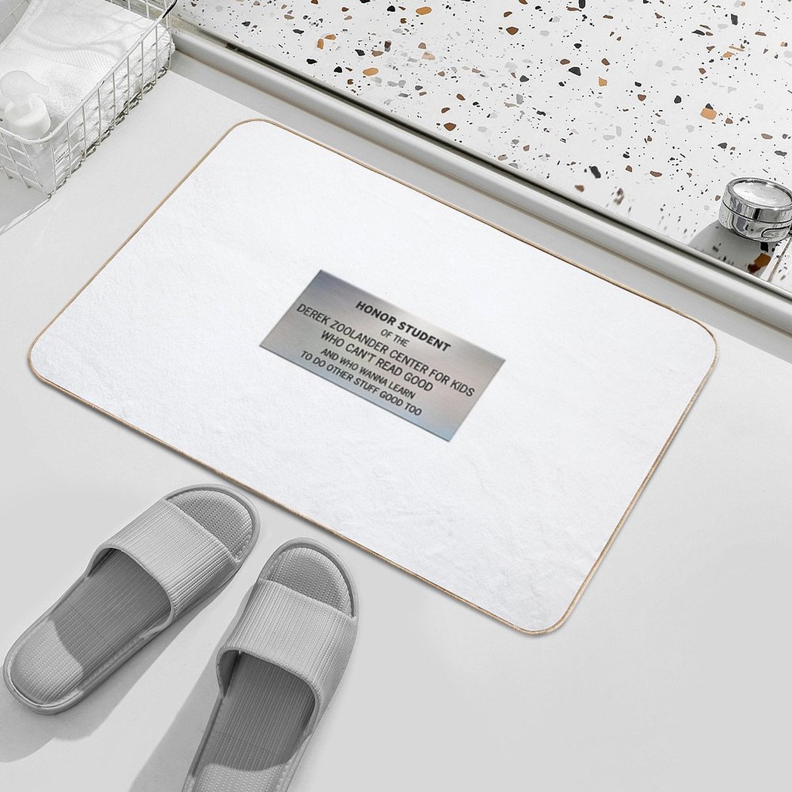 Honor Student - Derek Zoolander Center For Kids Who Can't Read Good  Multi-Purpose Bath Mat