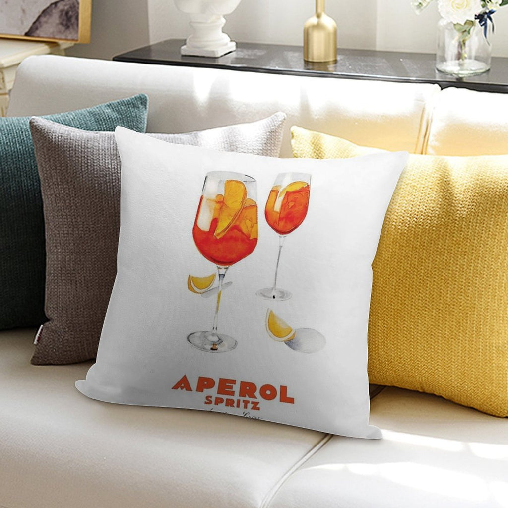 Aperol! Spritz Poster Soft Ultra-Soft Texture Throw Pillow