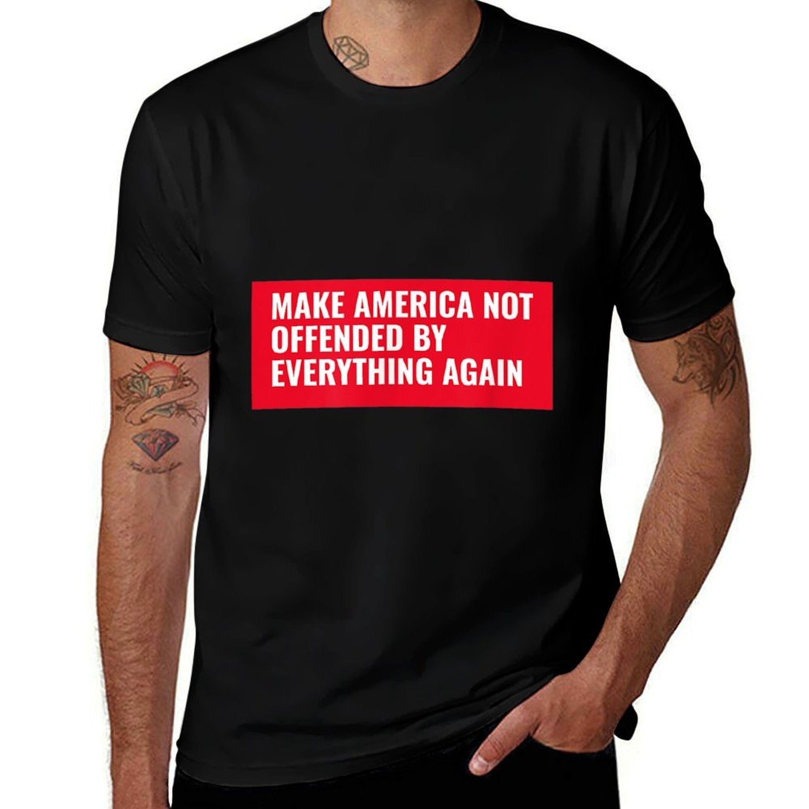 American 4th of July Patriot GOP Right Wing Conservative  Tagless Design T-Shirt