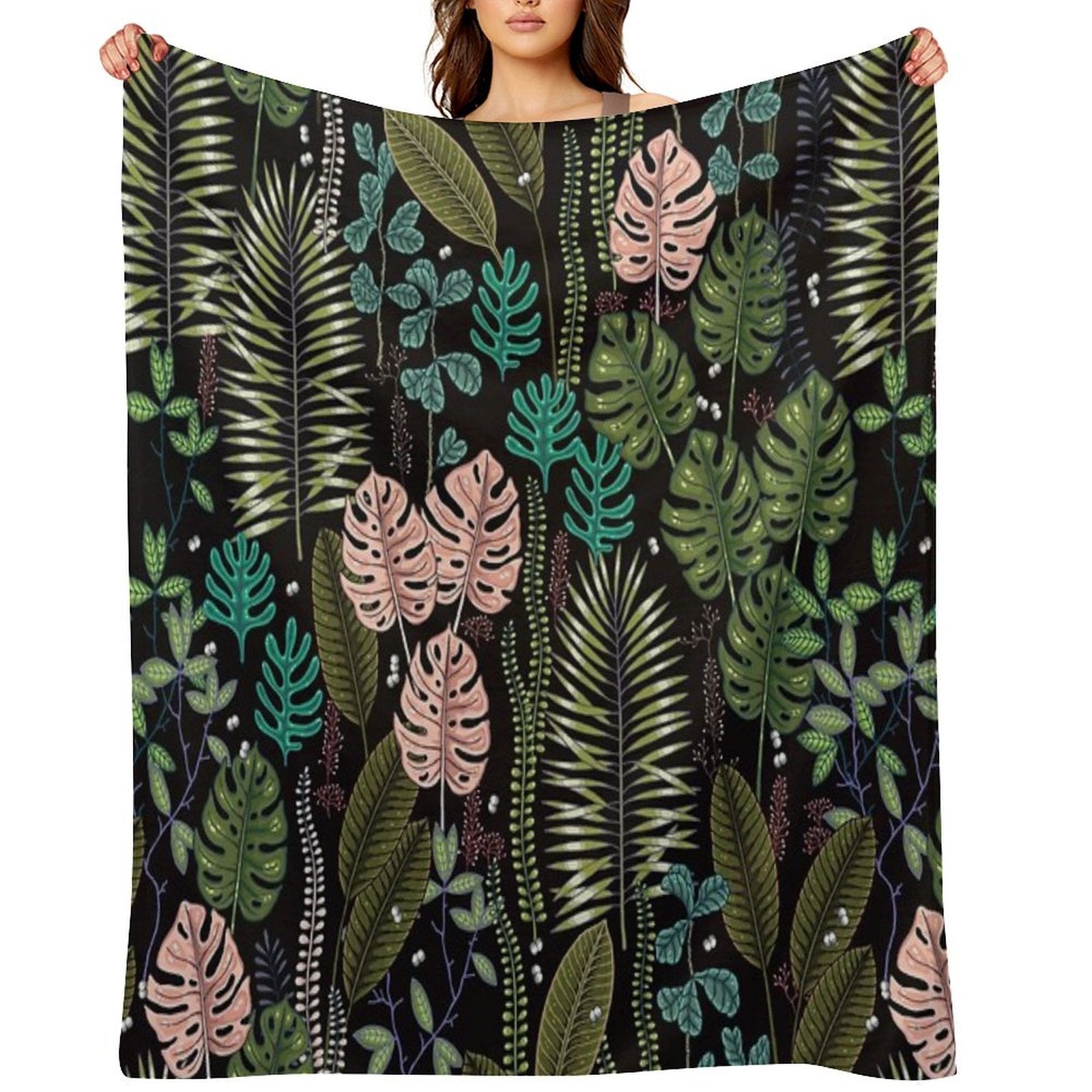 Tropical Dream Travel-friendly Throw Blanket
