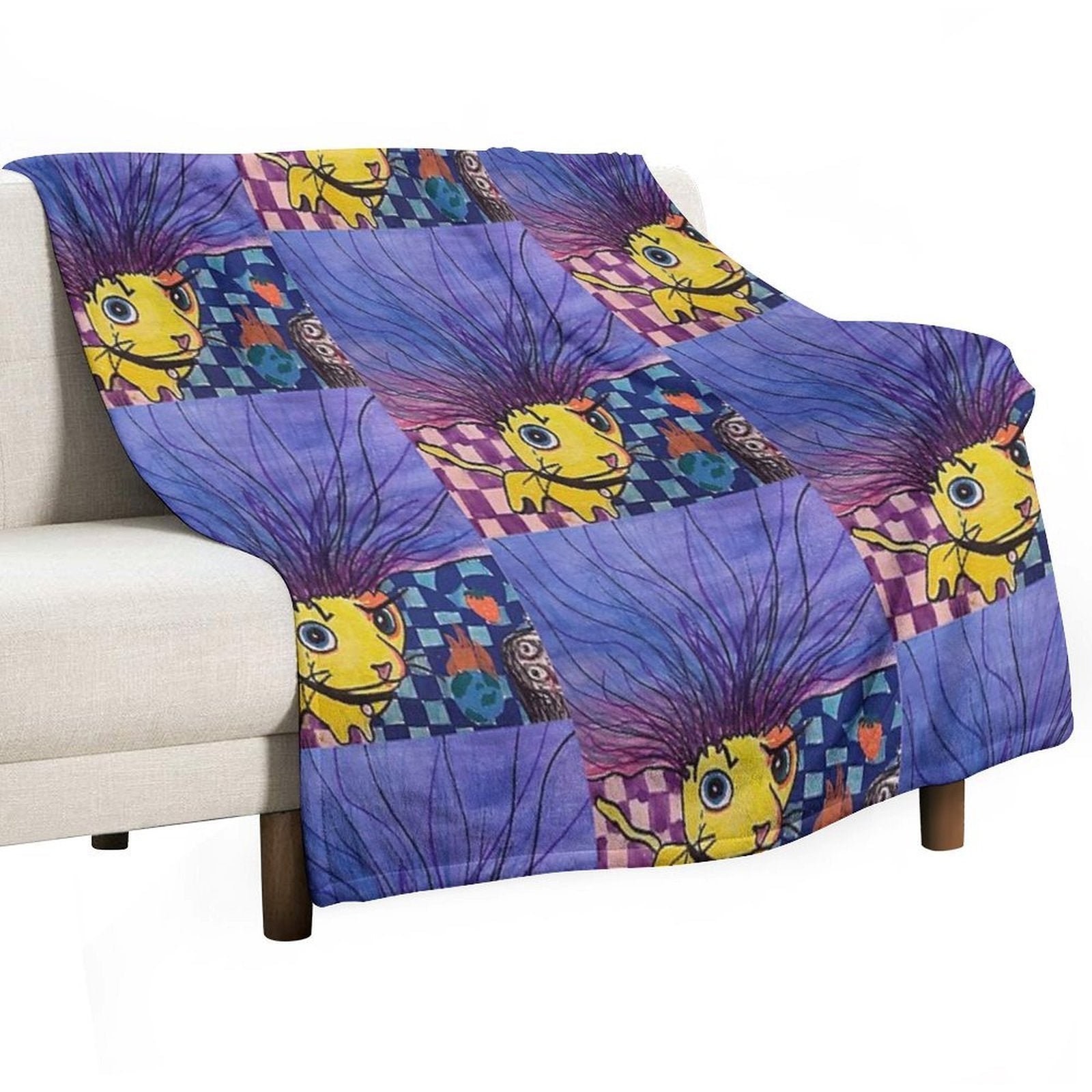 Bartholomeow Velvety-soft Throw Blanket