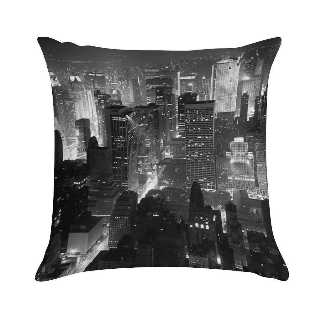 Sleepless In Manhattan Soft Gift Ready Throw Pillow