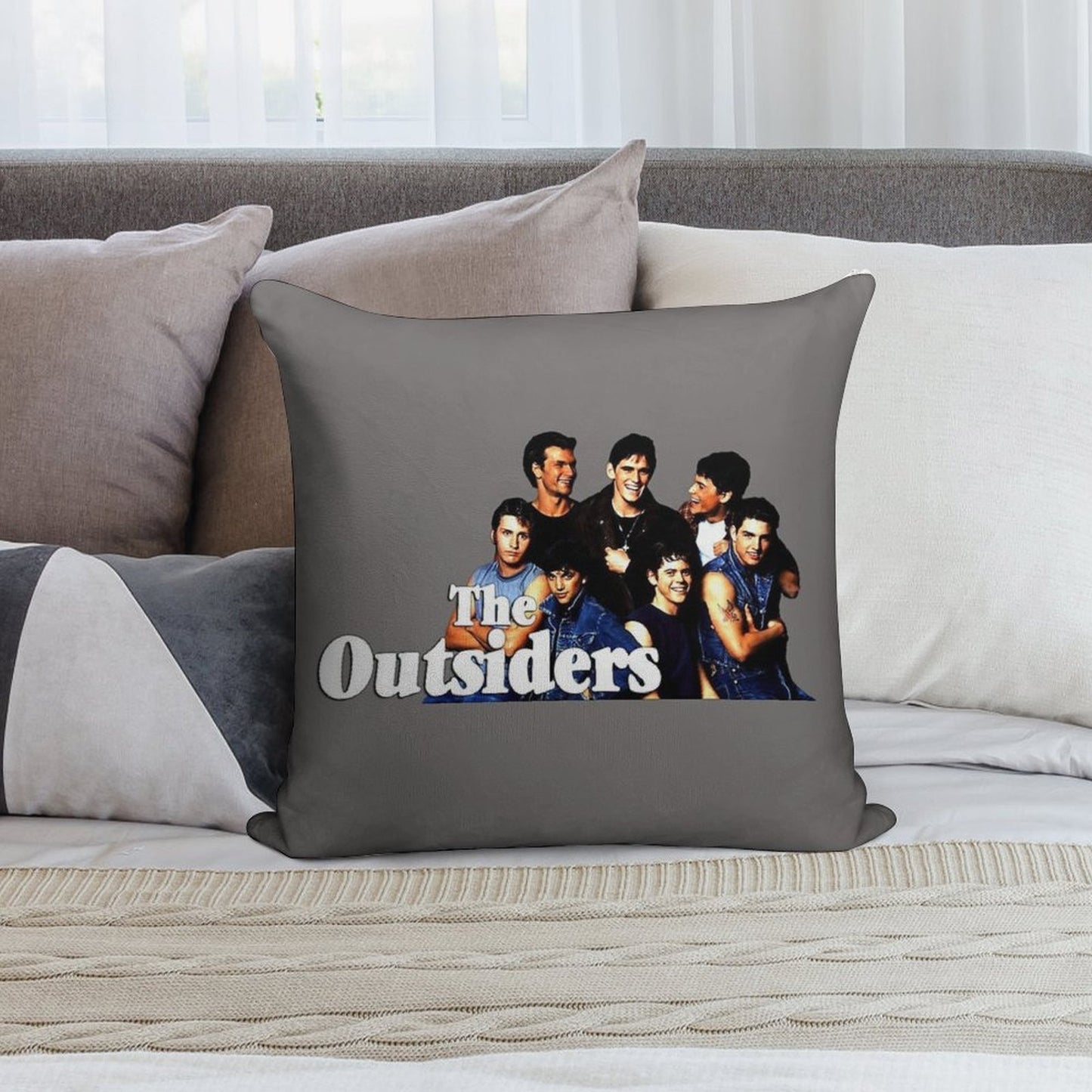 The Outsiders Soft Ultra-Soft Texture Throw Pillow