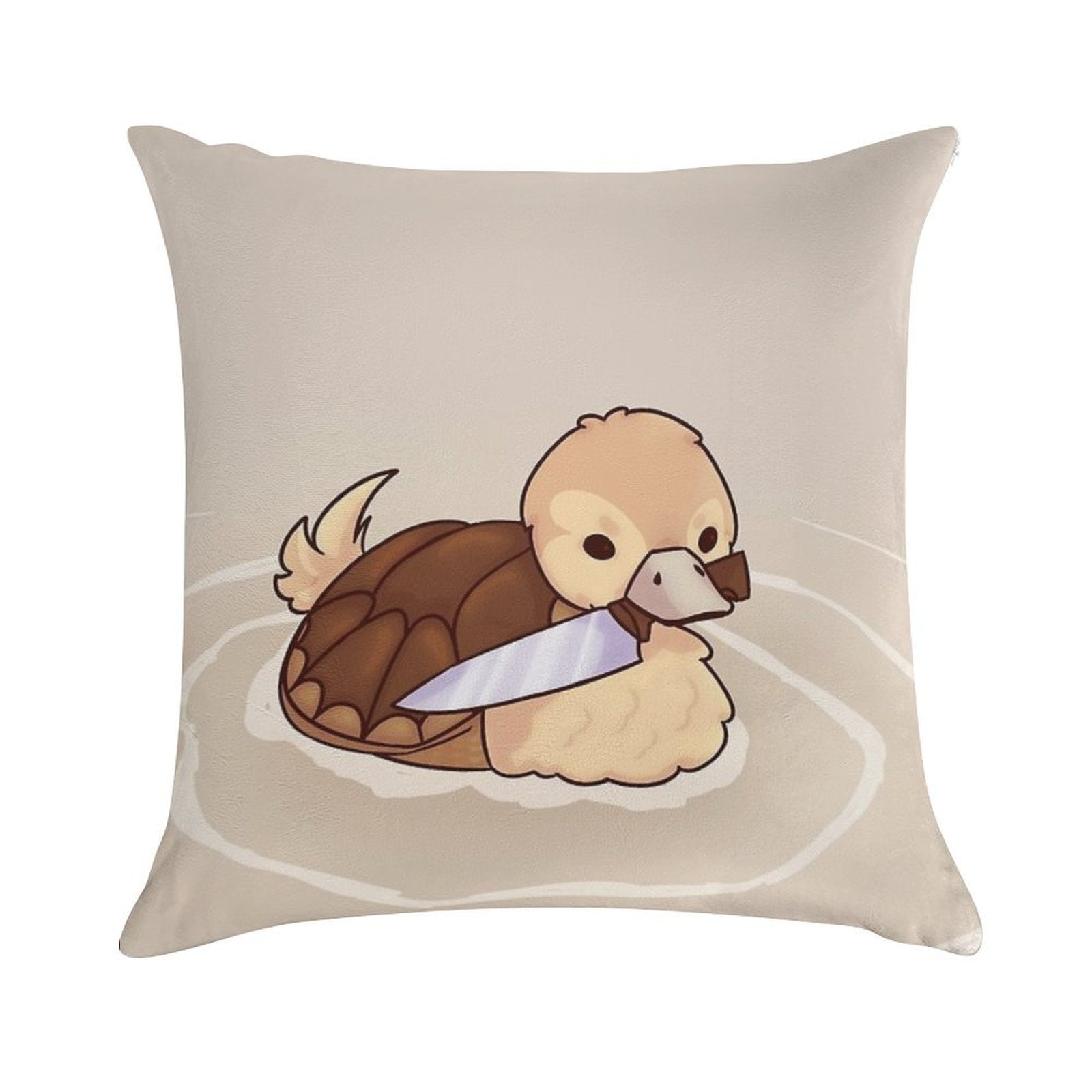 ATLA Turtle Duck with Knife Soft Gift Ready Throw Pillow