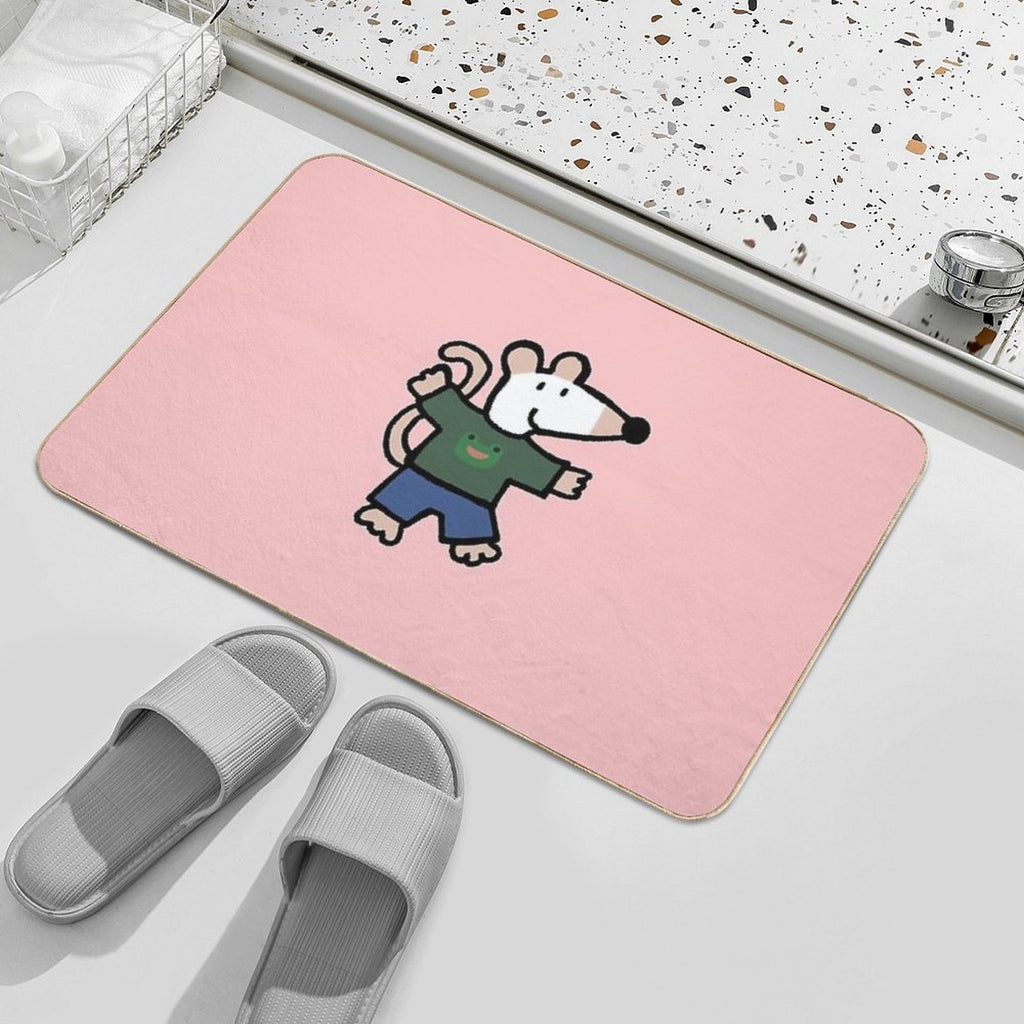 Mousey Mouse  Fade-Resistant Bath Mat