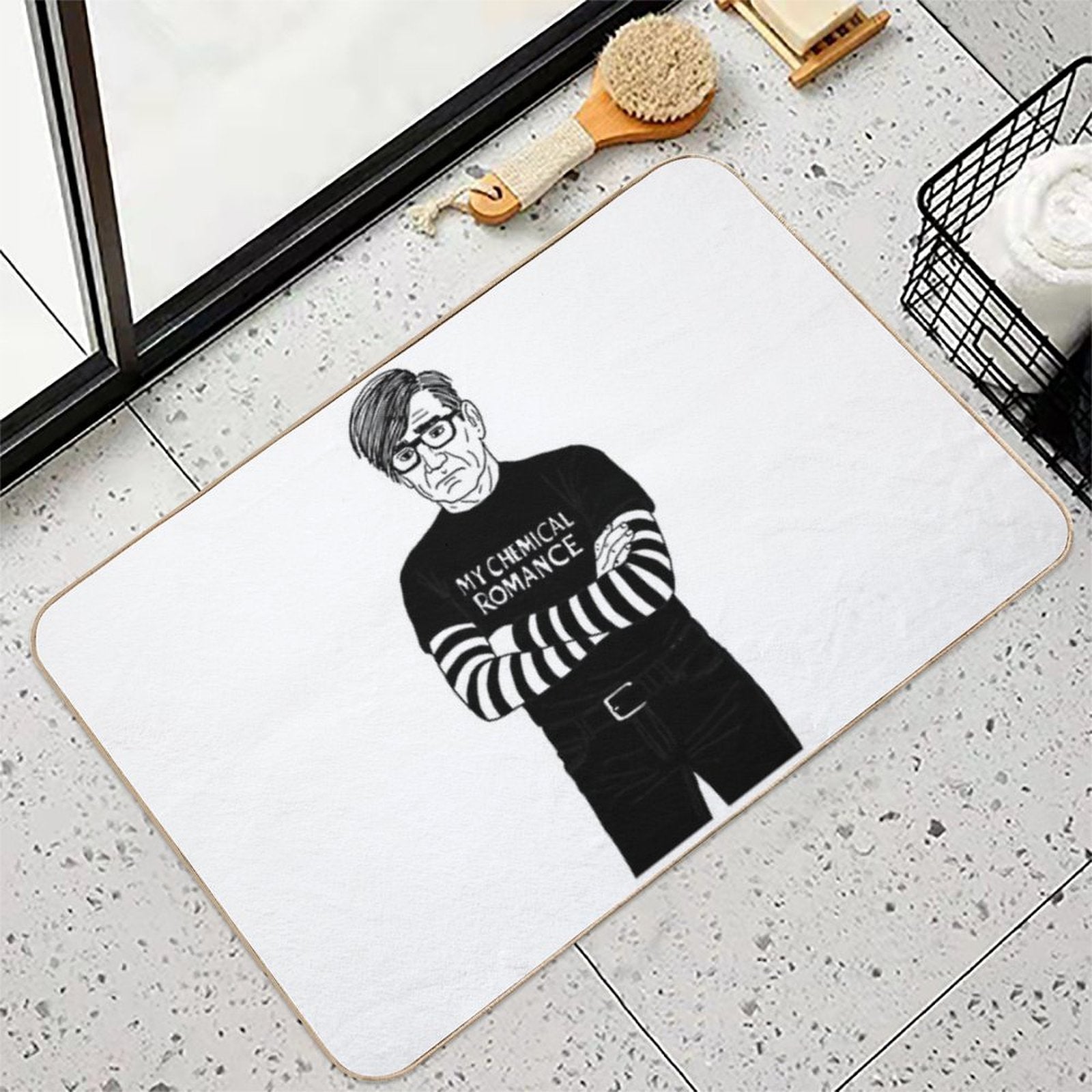 Emo John  Rapid-Drying Bath Mat