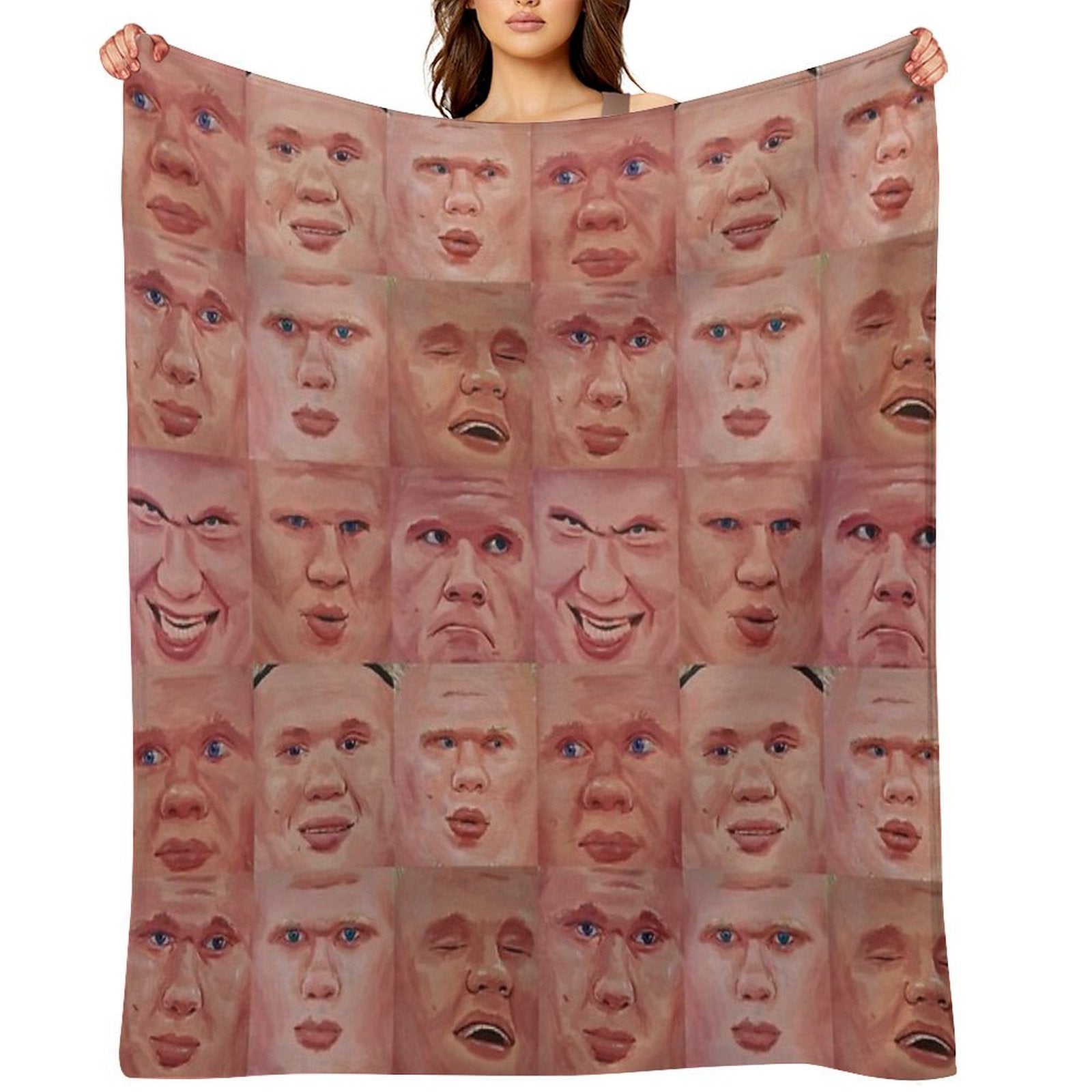 Erling Haaland Pattern Lightweight Throw Blanket